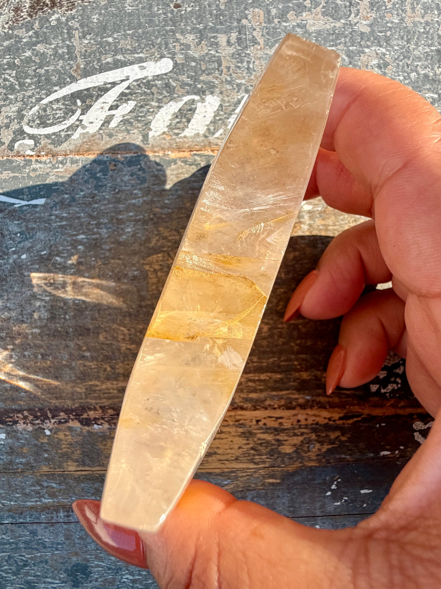 Gorgeous Clear Golden Healer Moon | Opt I