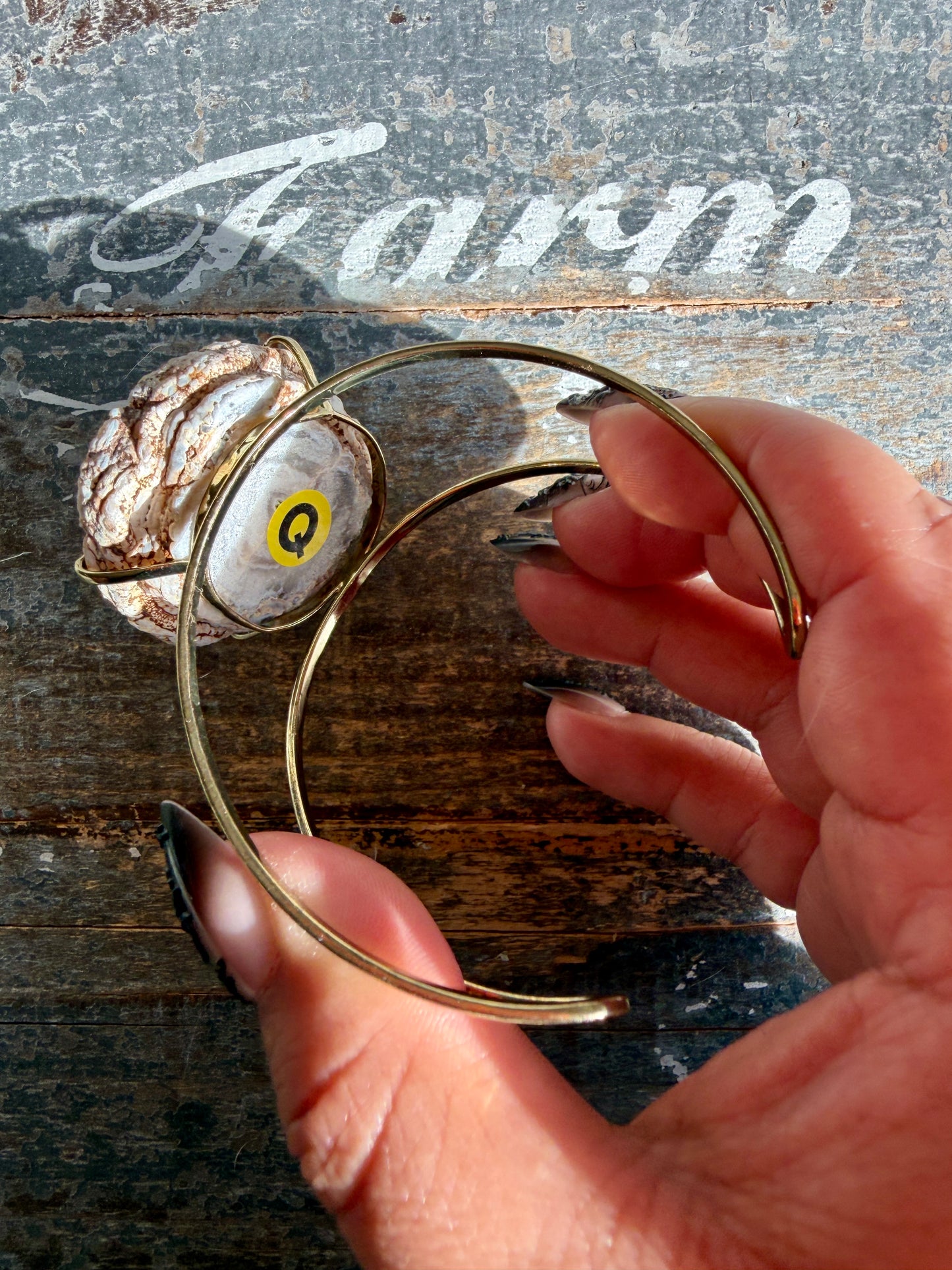 Druzy Agate Bracelet | Opt Q