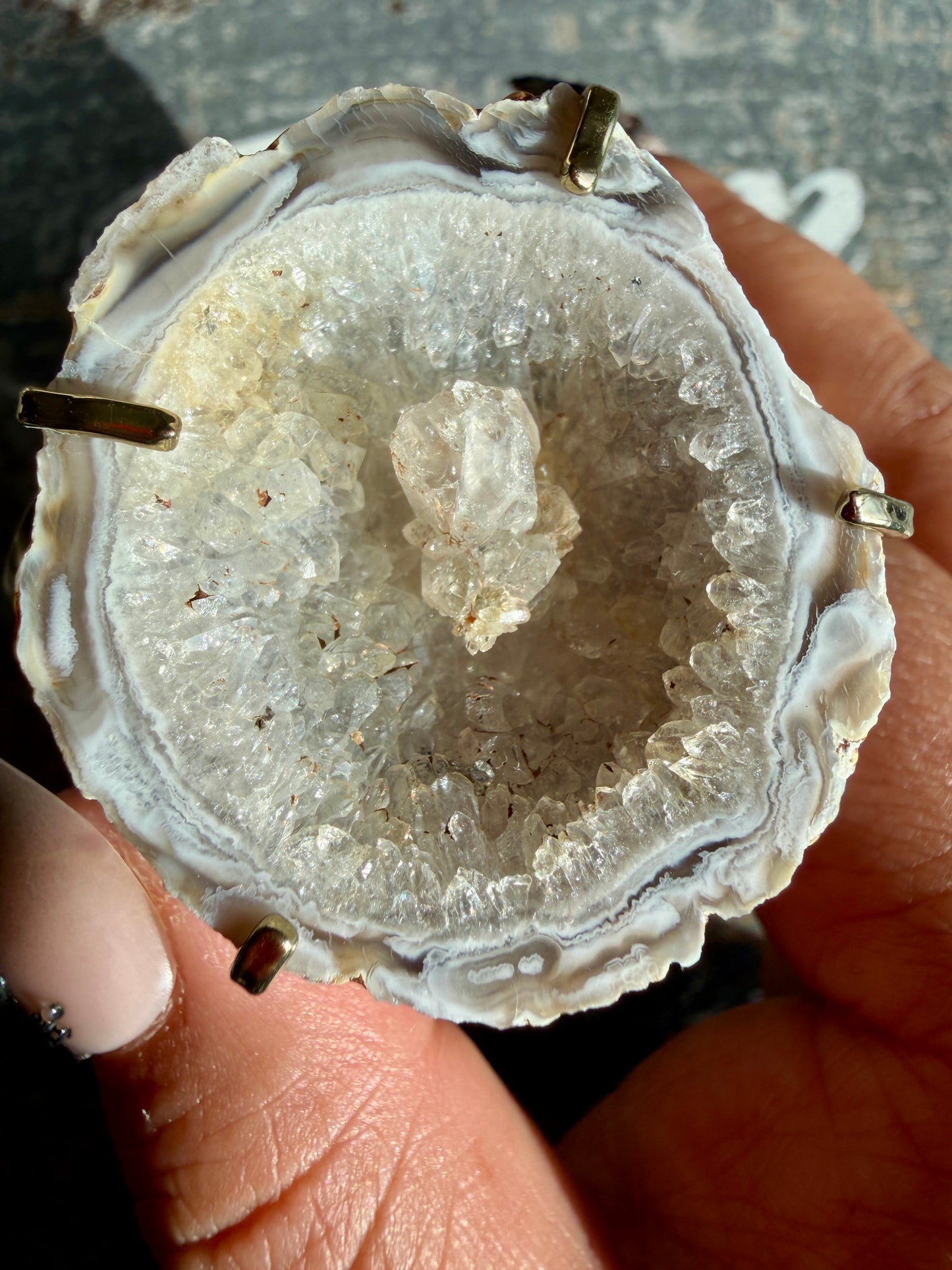 Druzy Agate Bracelet | Opt Q