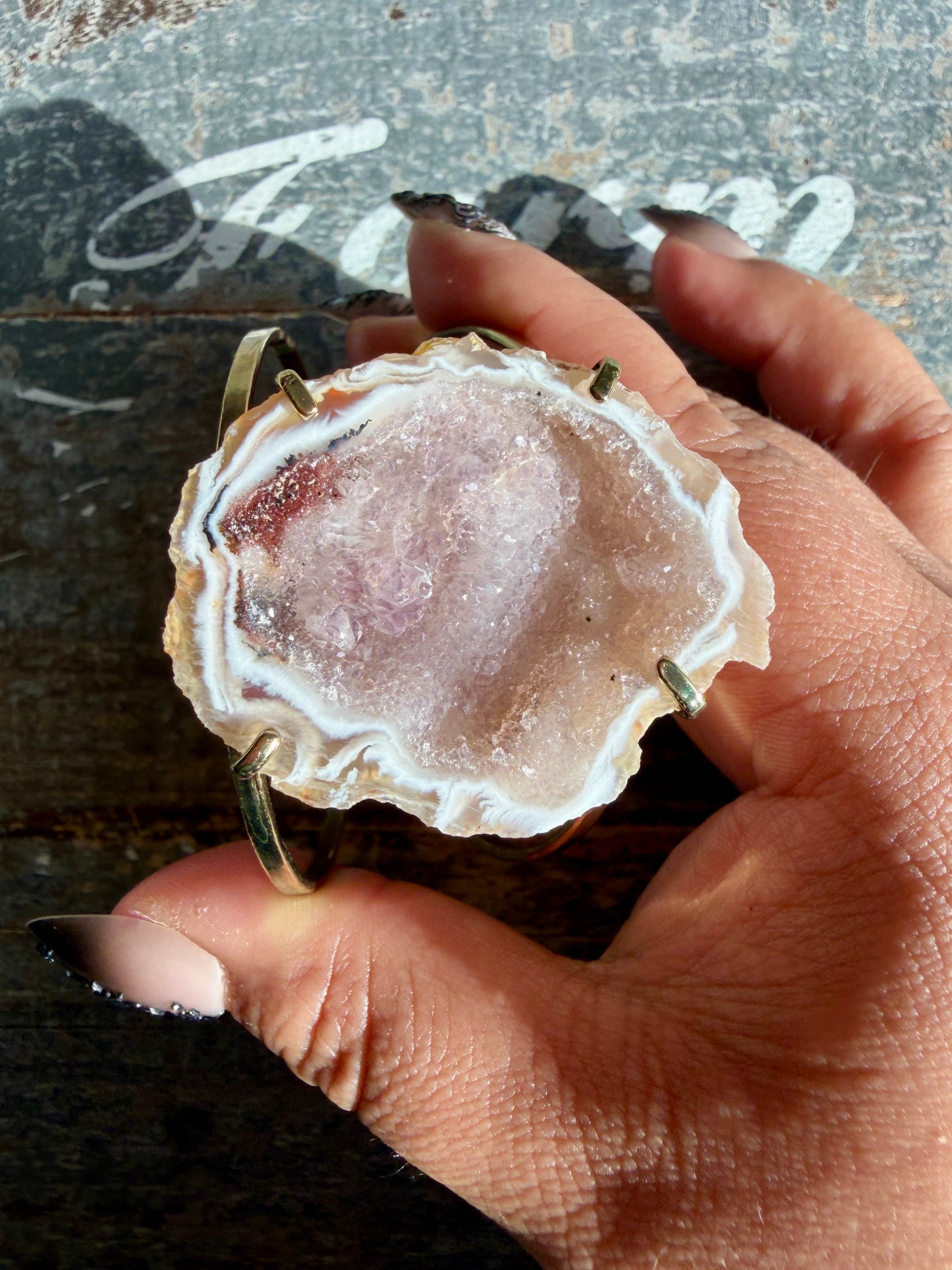 Druzy Agate Bracelet | Opt P