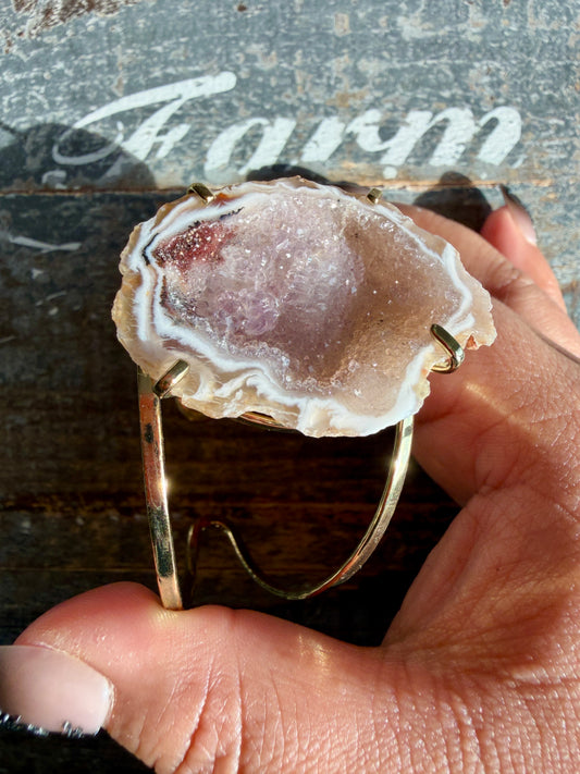 Druzy Agate Bracelet | Opt P