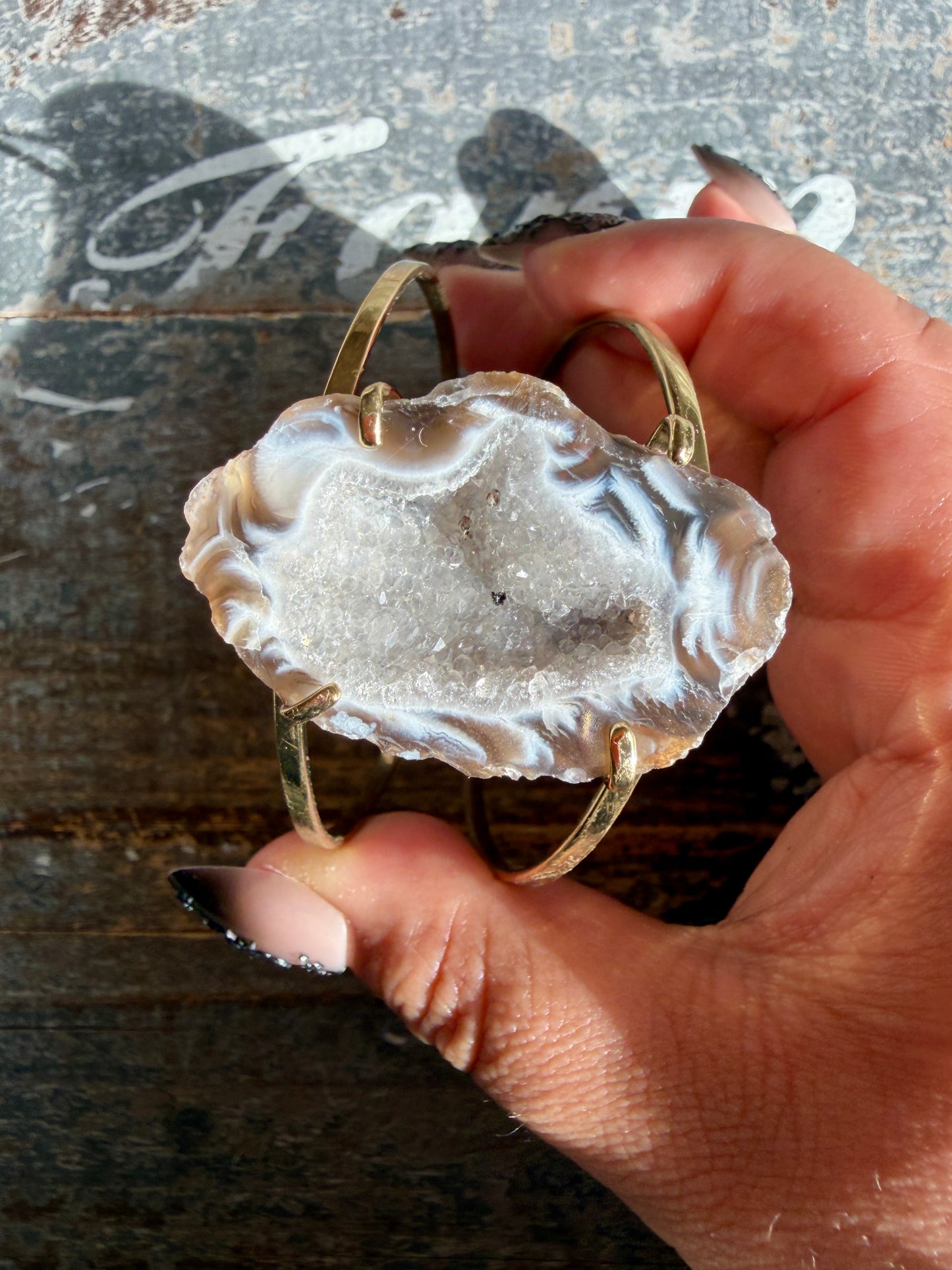 Druzy Agate Bracelet | Opt O