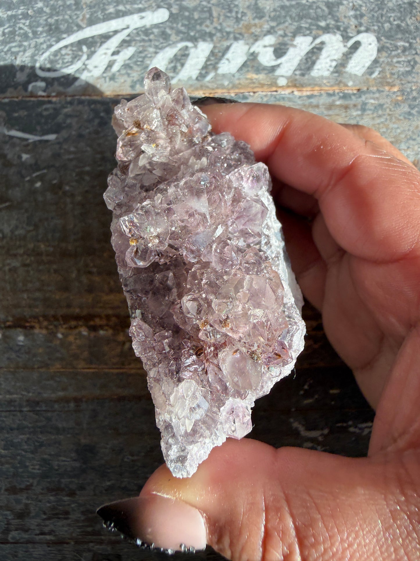 Amethyst with Hematite | Opt L