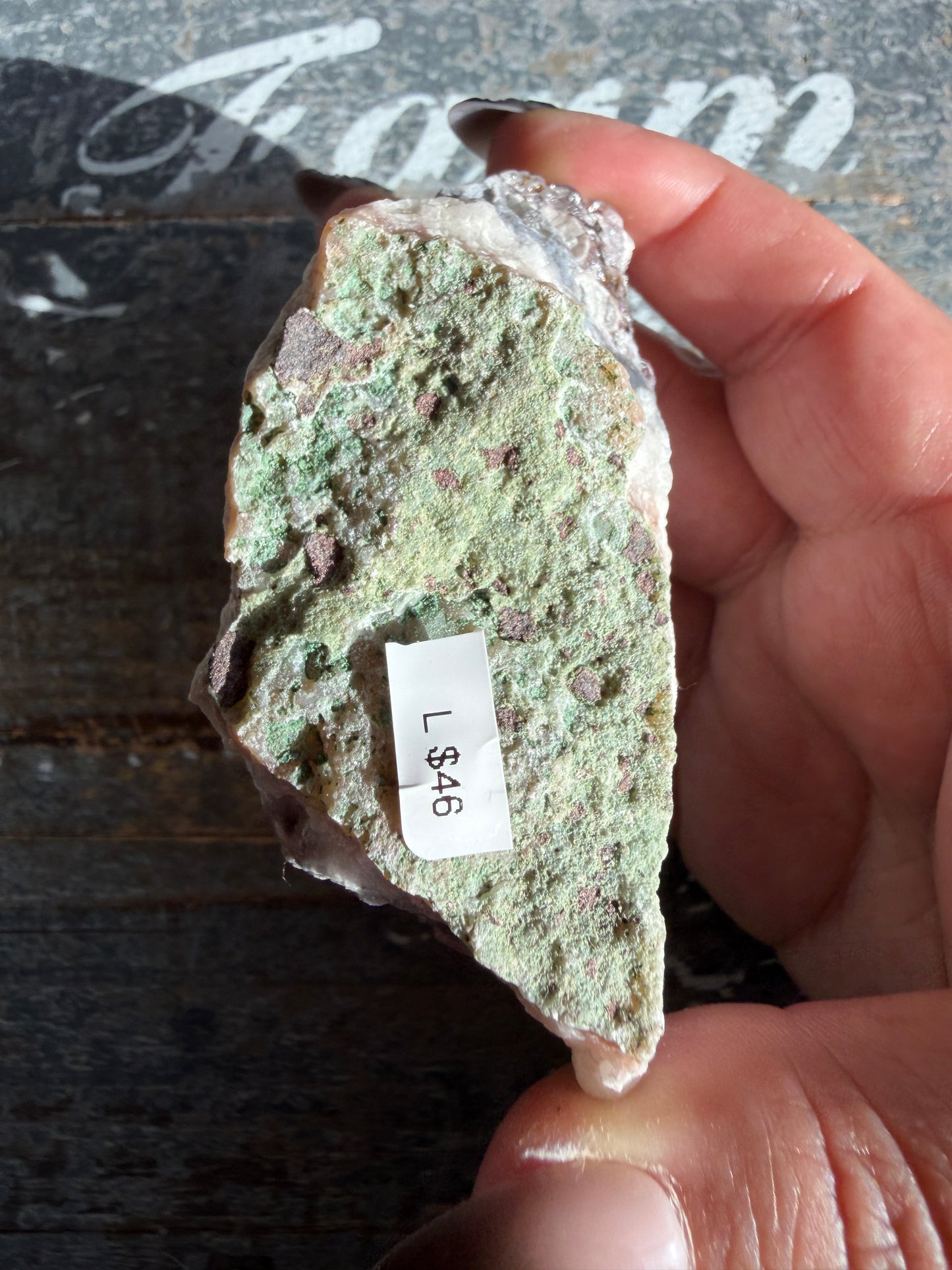 Amethyst with Hematite | Opt L