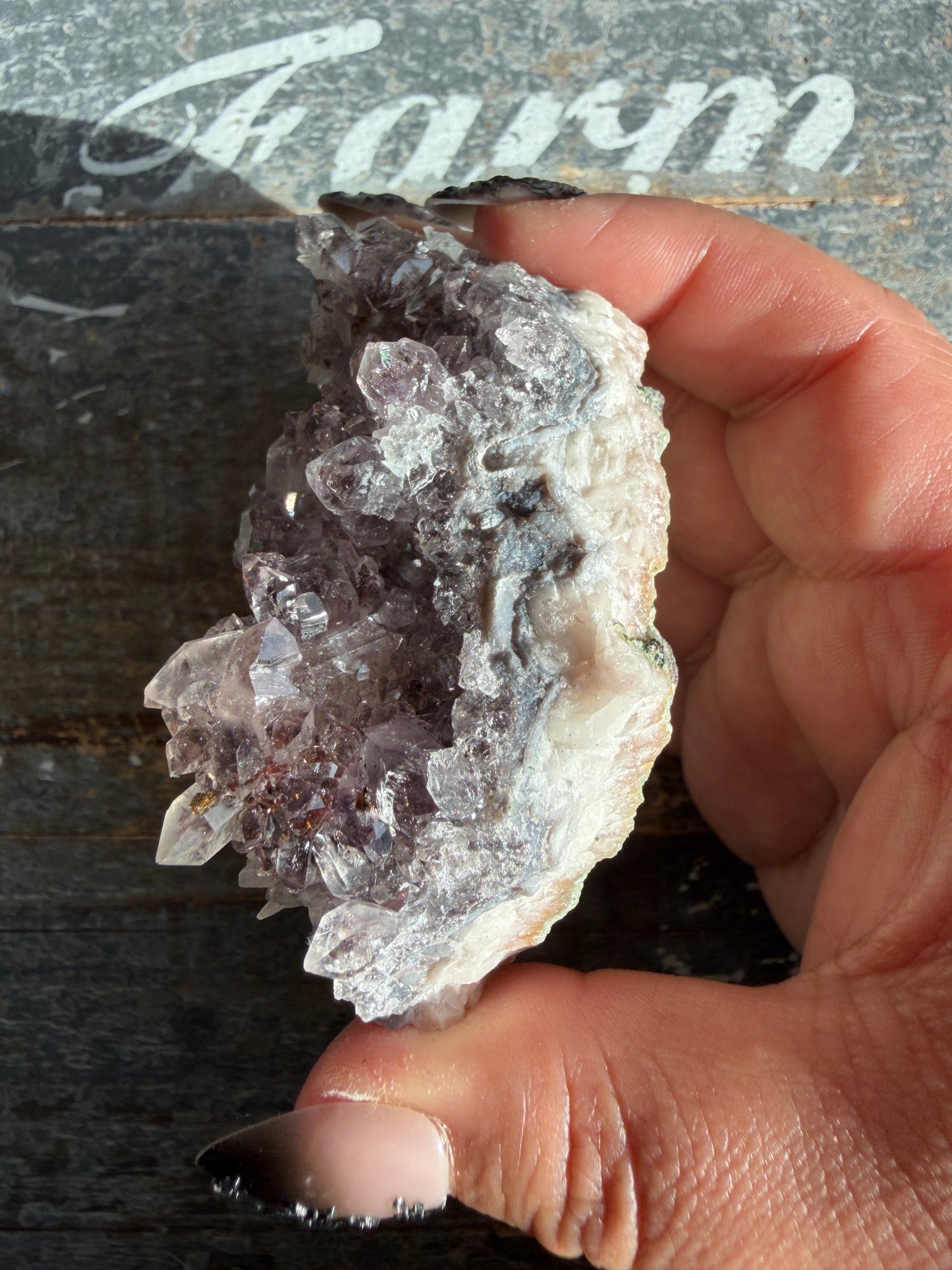 Amethyst with Hematite | Opt L