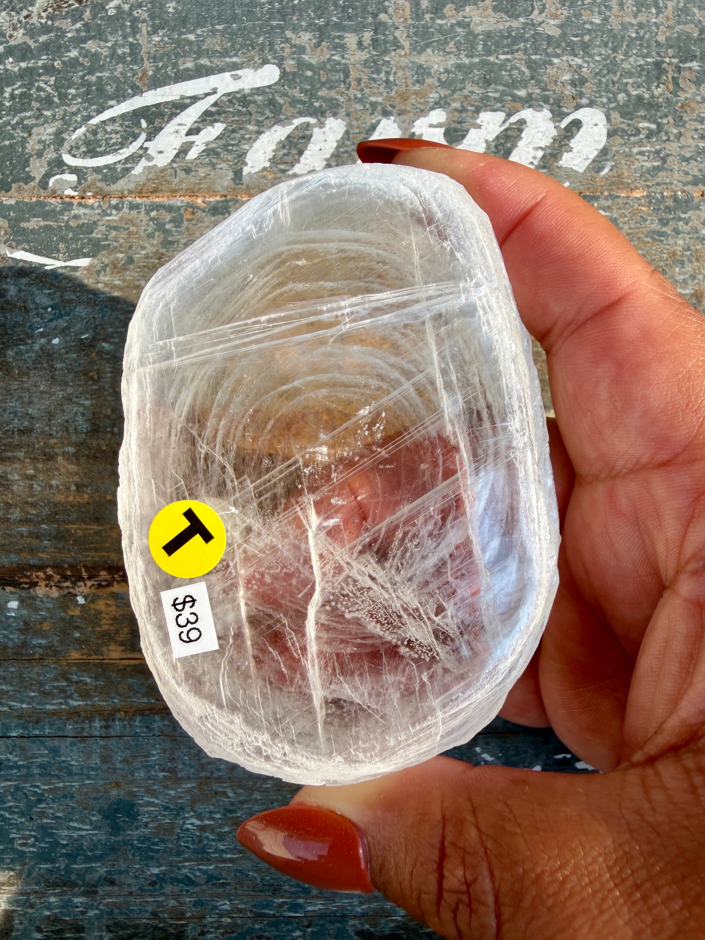 Gorgeous Finger Print Selenite | Opt T