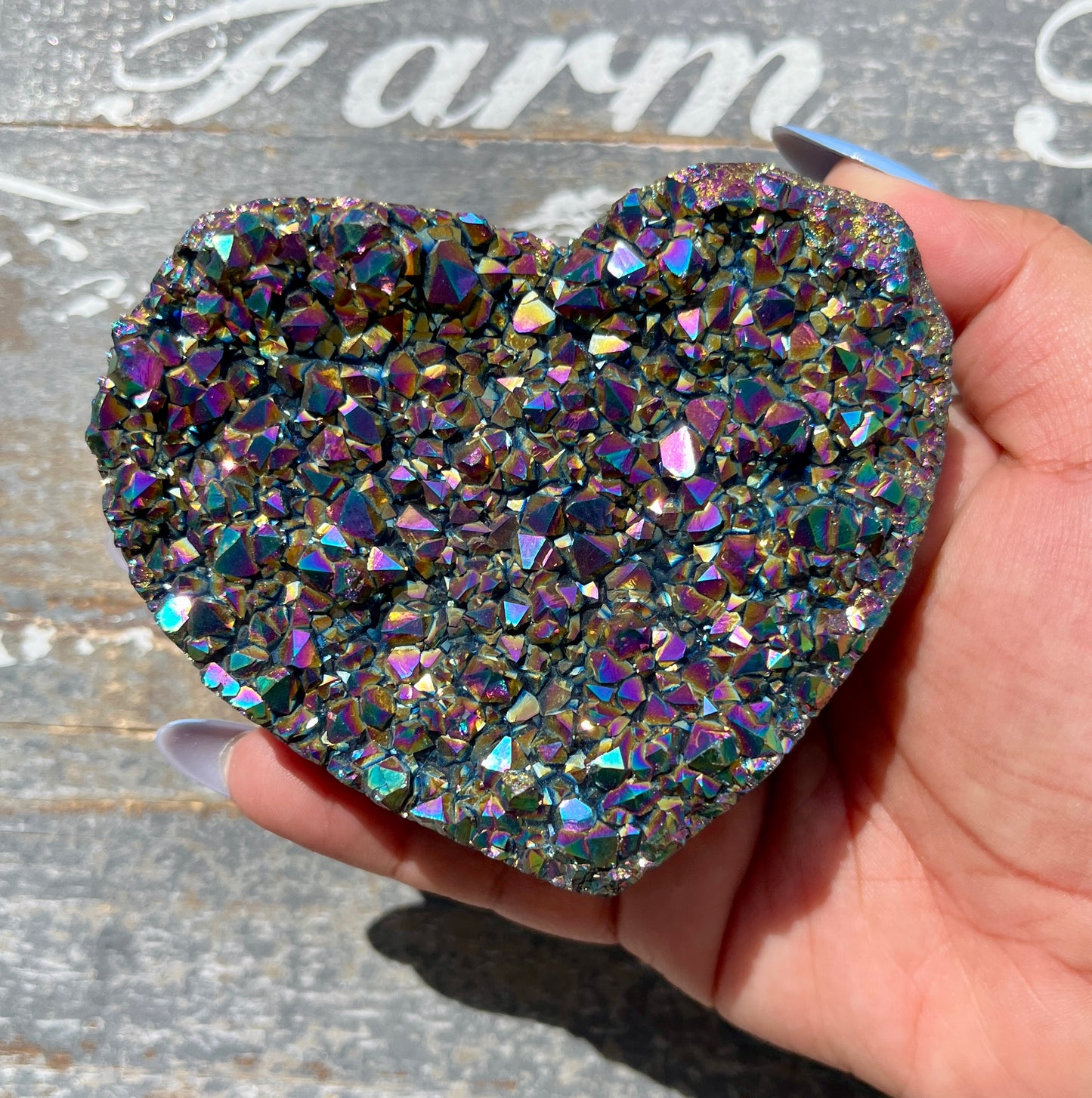 Gorgeous Aura Cluster Heart