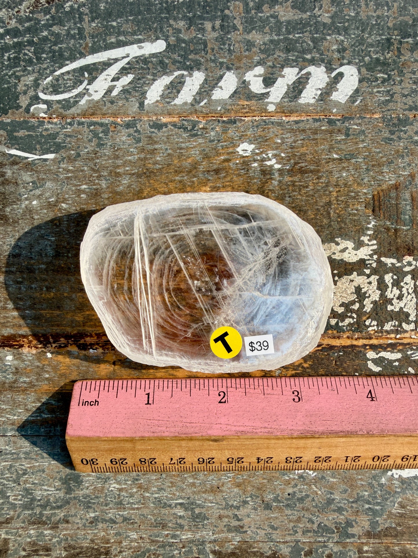 Gorgeous Finger Print Selenite | Opt T
