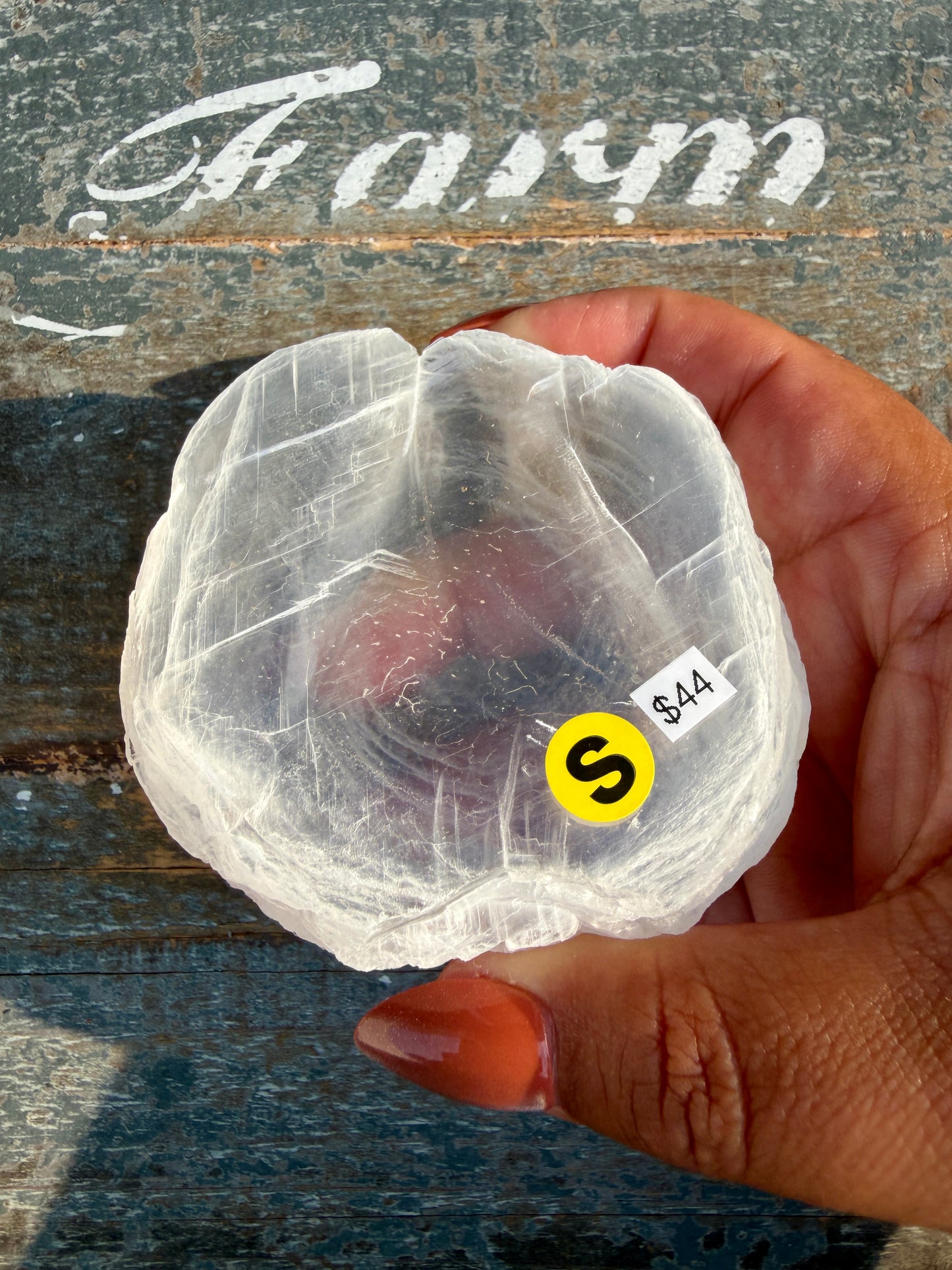 Gorgeous Finger Print Selenite | Opt S