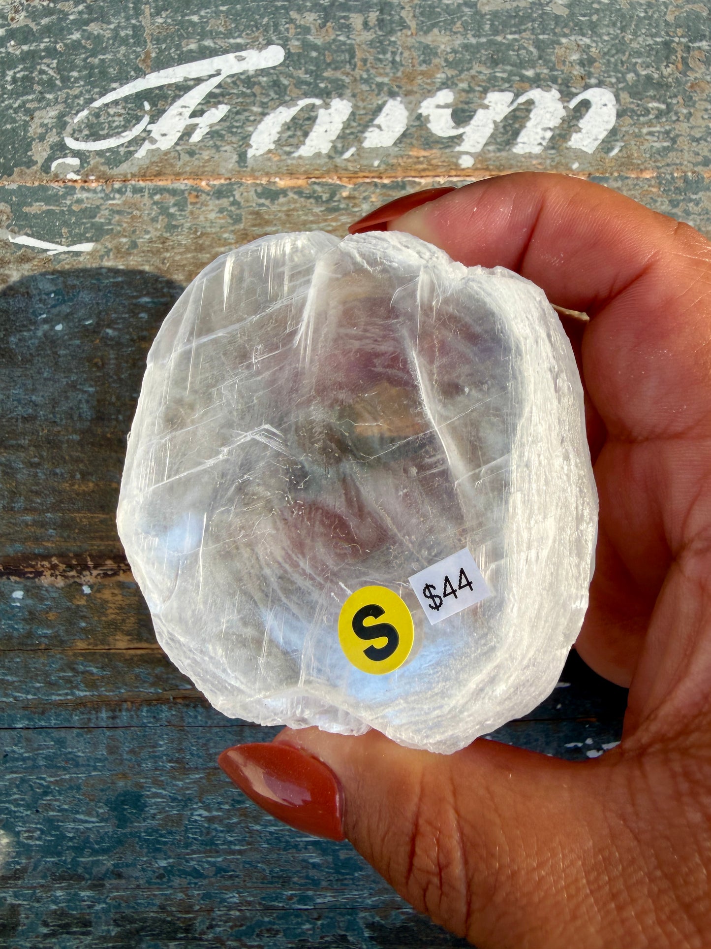 Gorgeous Finger Print Selenite | Opt S