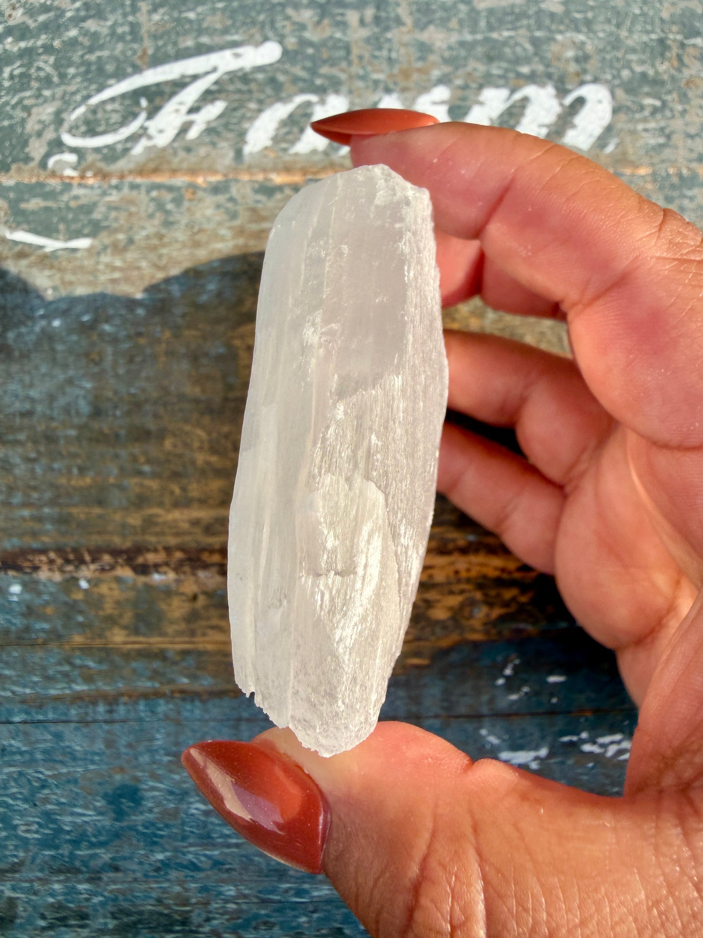 Gorgeous Finger Print Selenite | Opt S