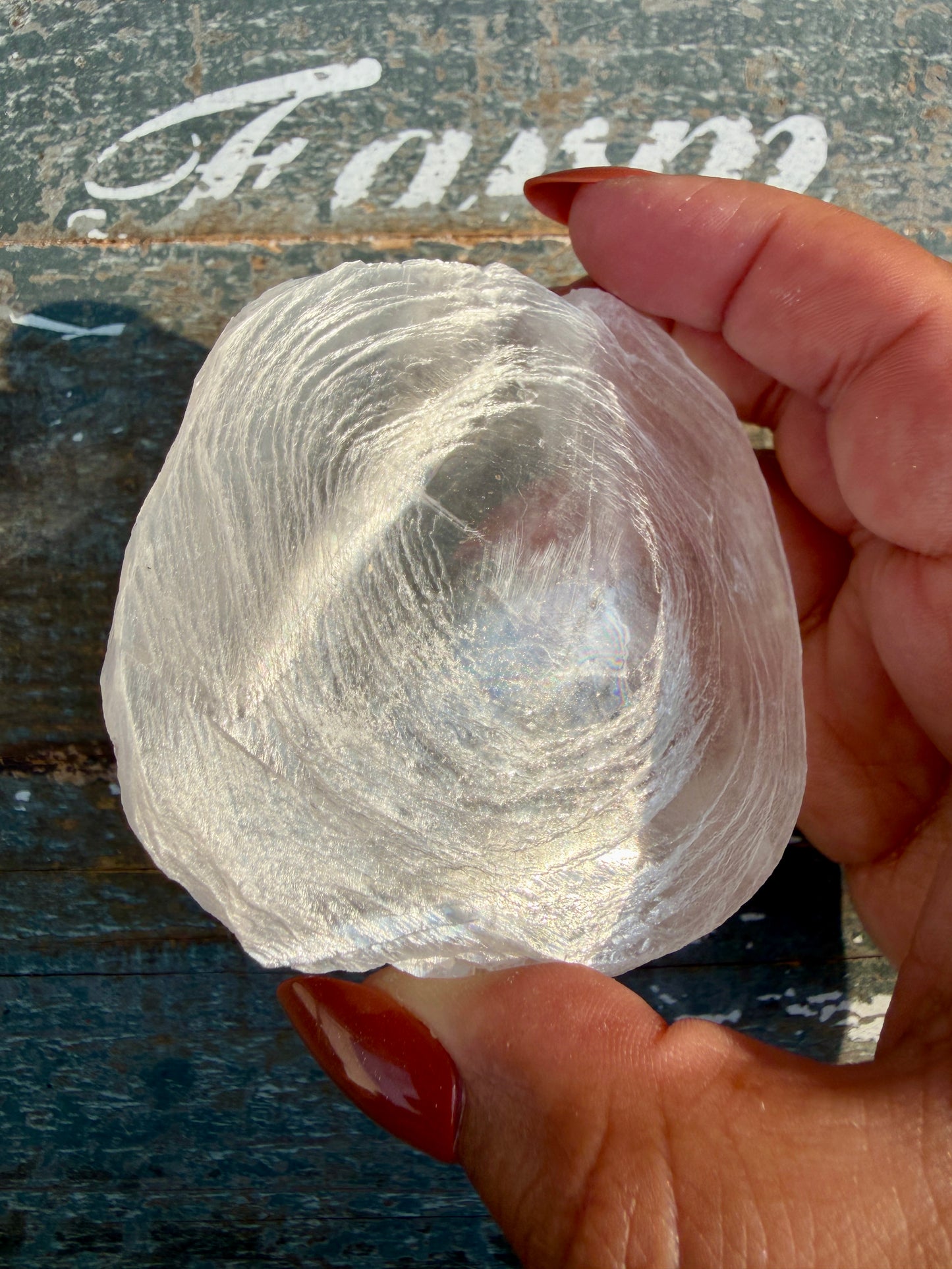 Gorgeous Finger Print Selenite | Opt S