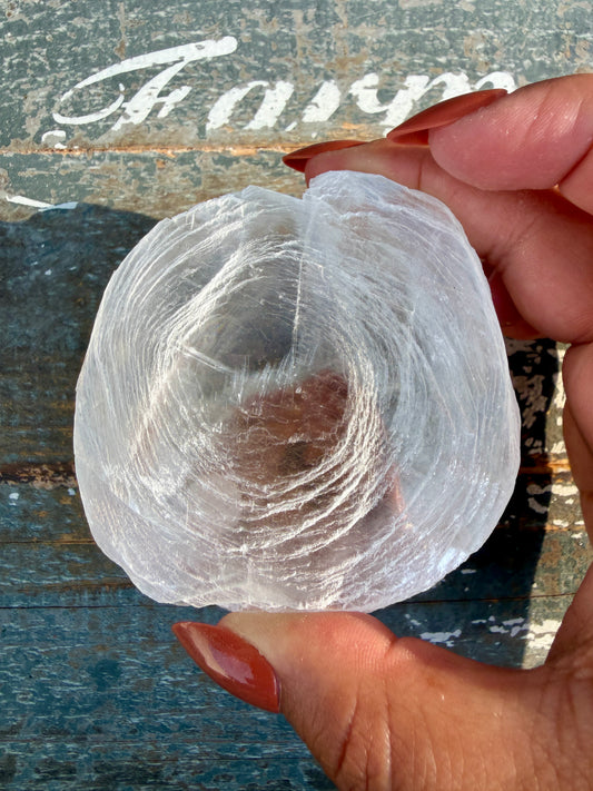 Gorgeous Finger Print Selenite | Opt S