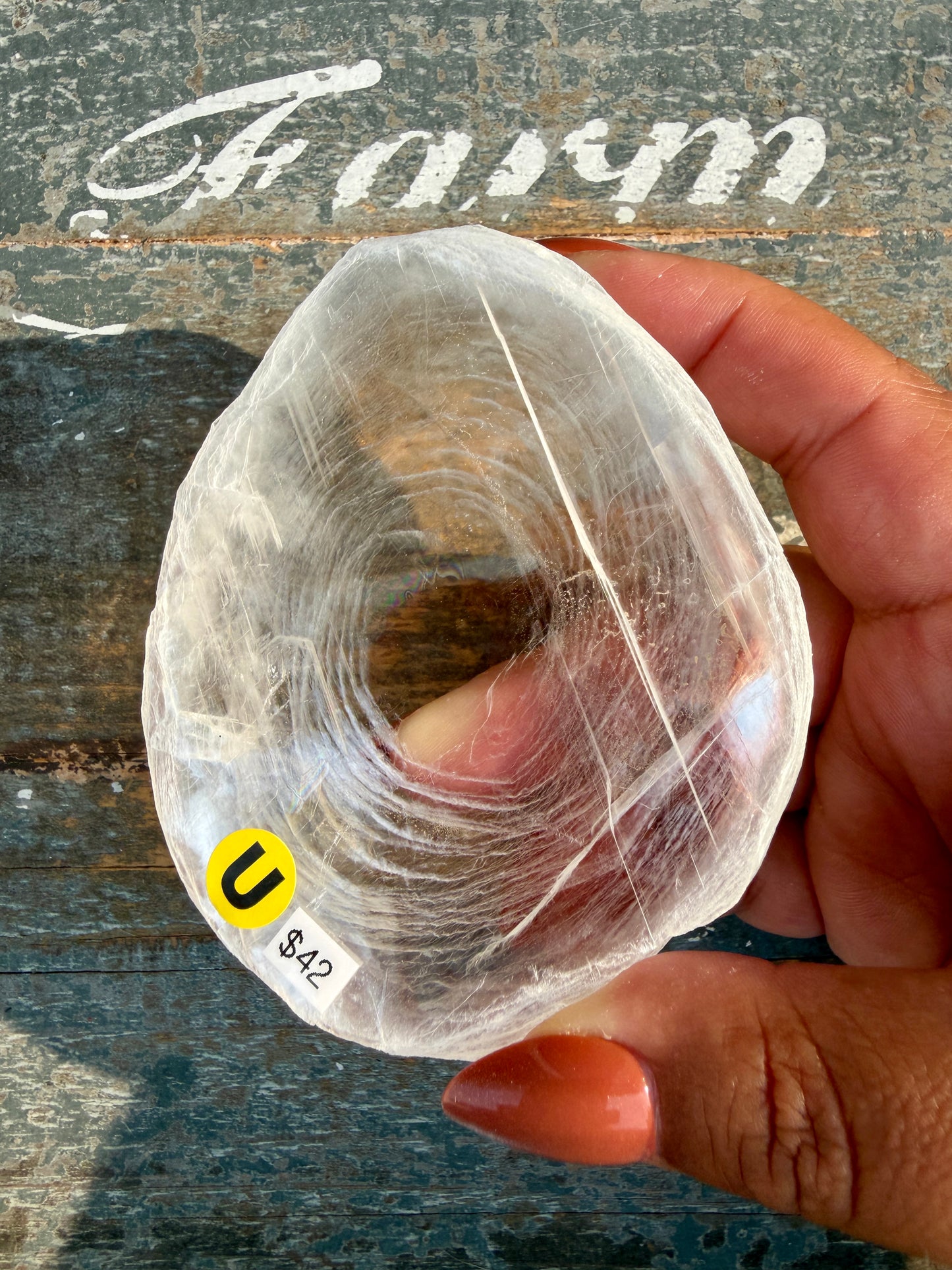 Gorgeous Finger Print Selenite | Opt U