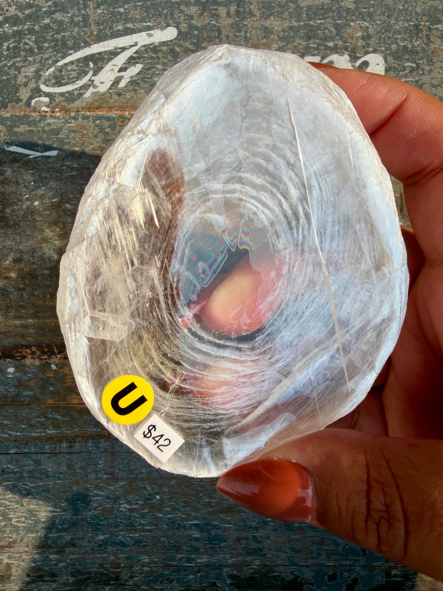 Gorgeous Finger Print Selenite | Opt U