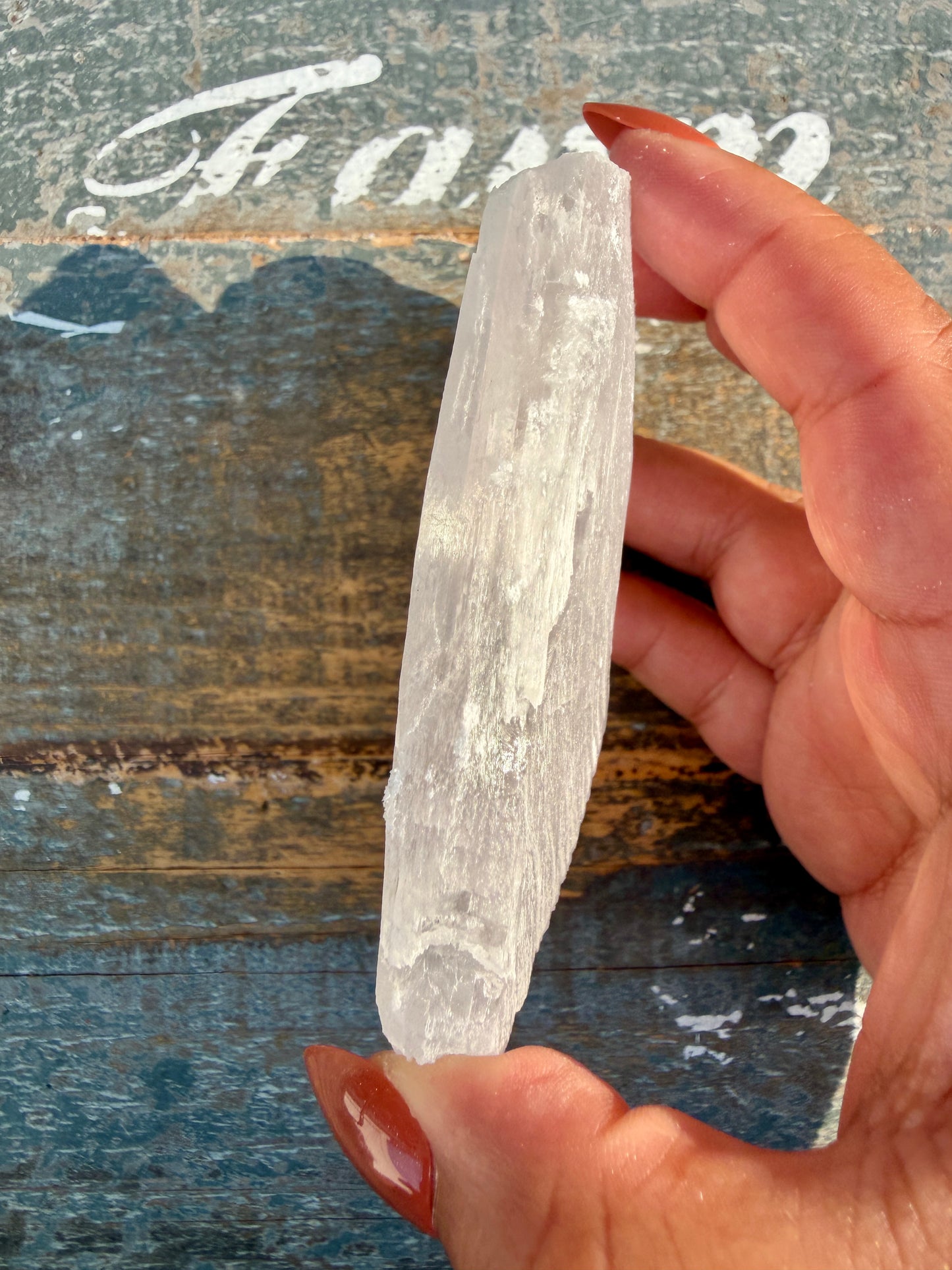 Gorgeous Finger Print Selenite | Opt Q