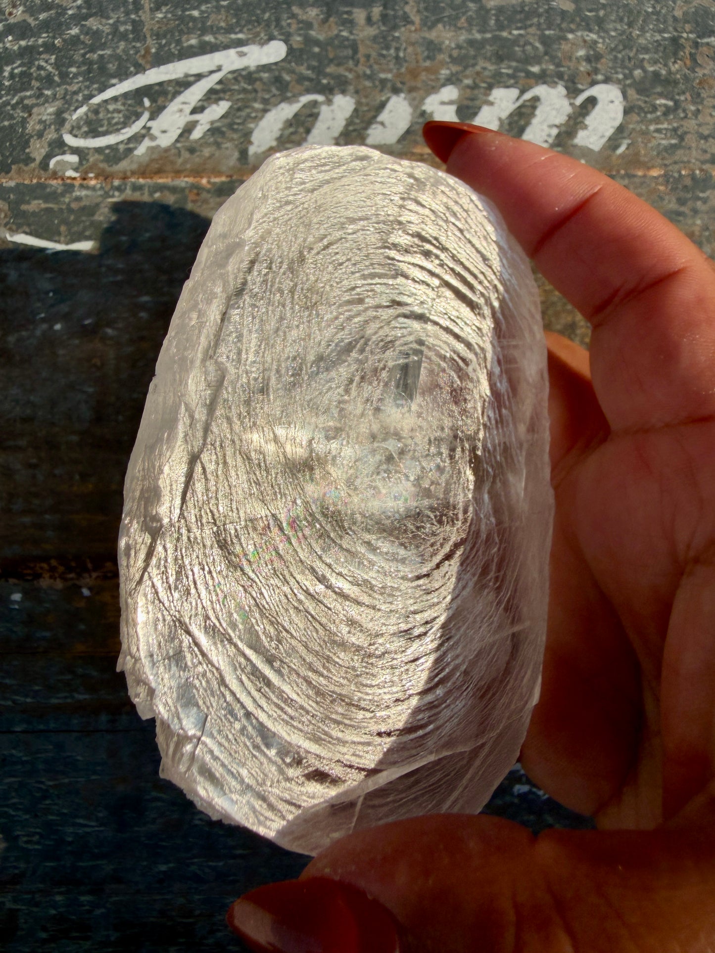 Gorgeous Finger Print Selenite | Opt Q