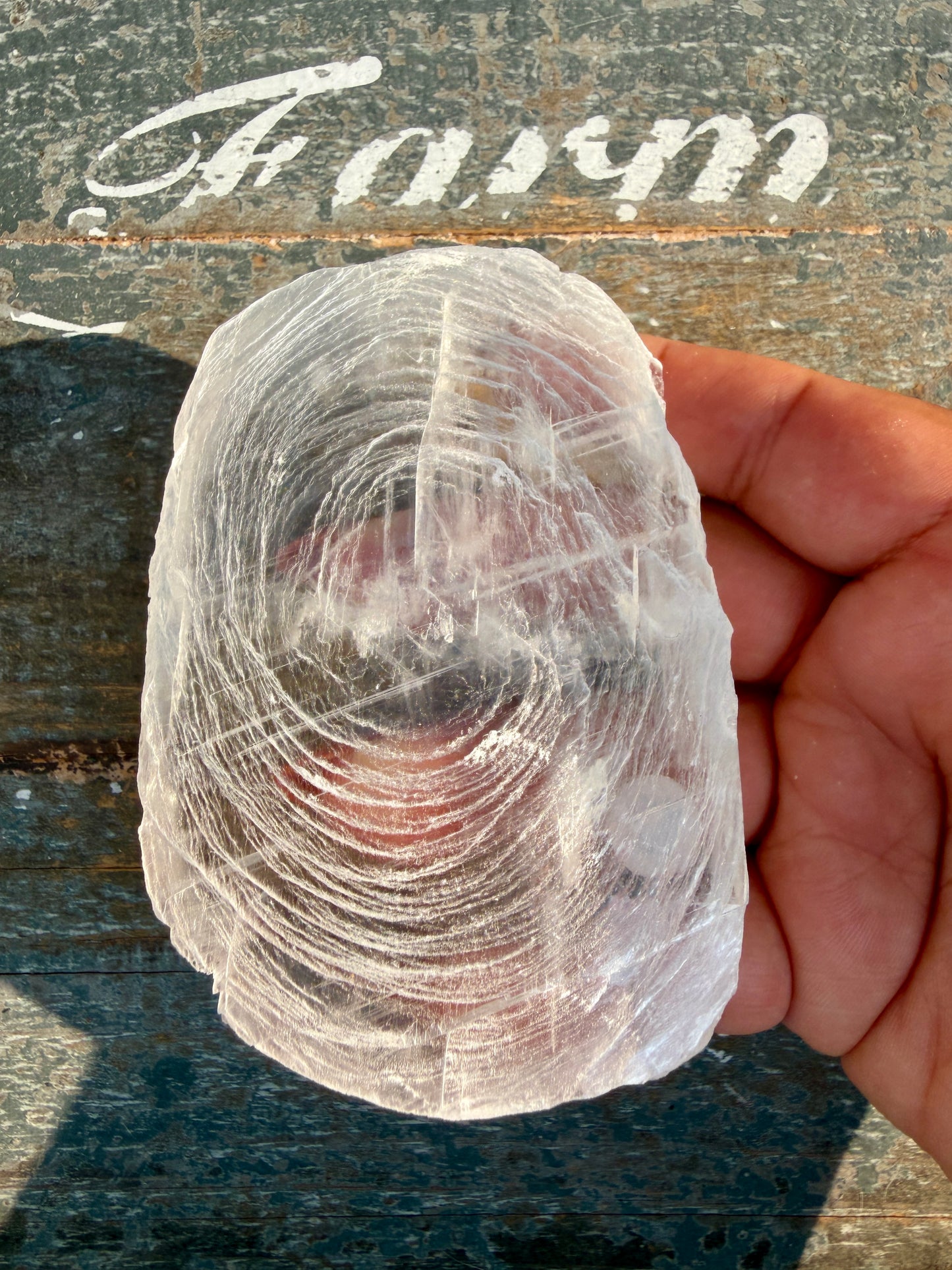 Gorgeous Finger Print Selenite | Opt Q
