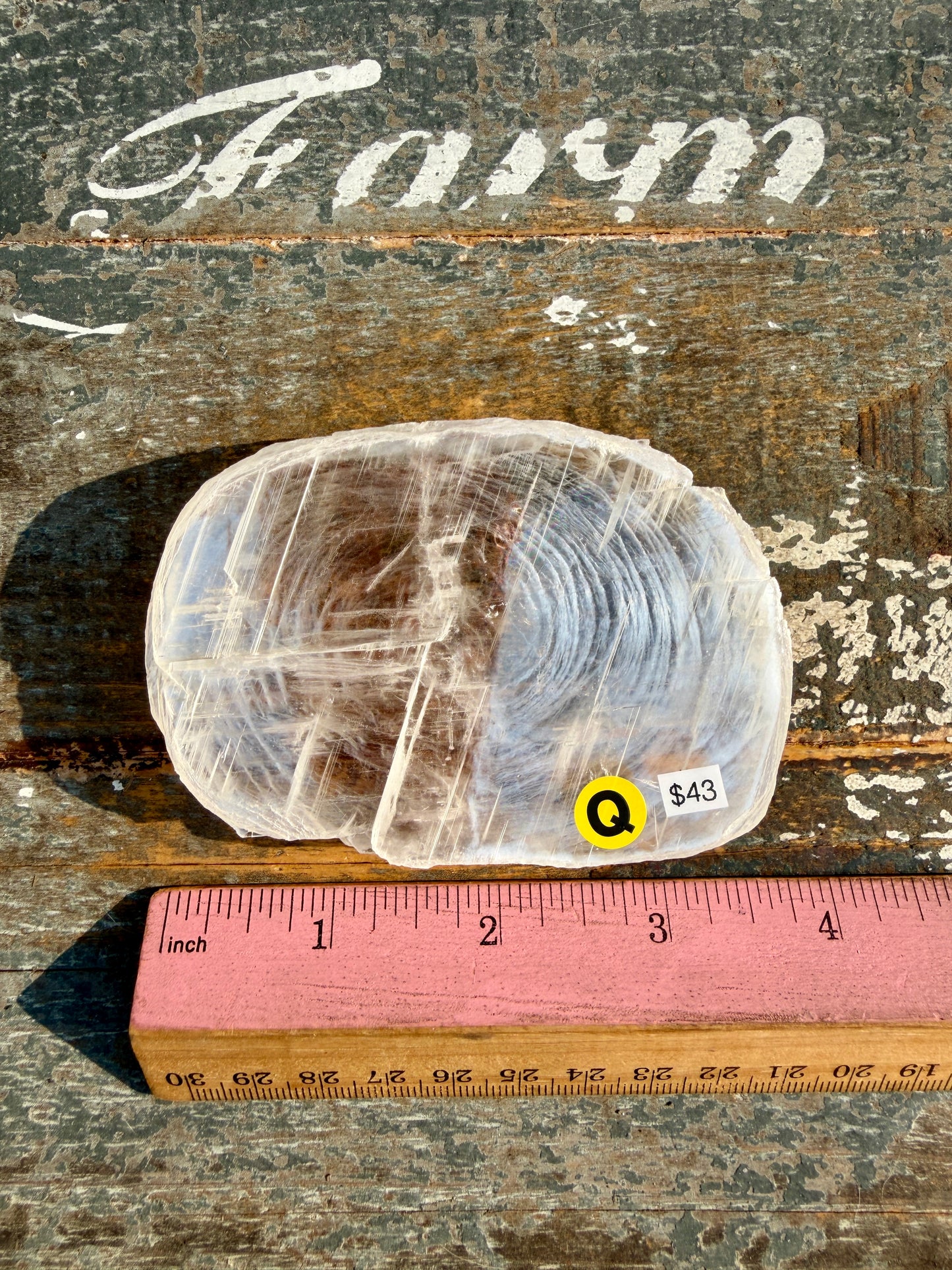 Gorgeous Finger Print Selenite | Opt Q