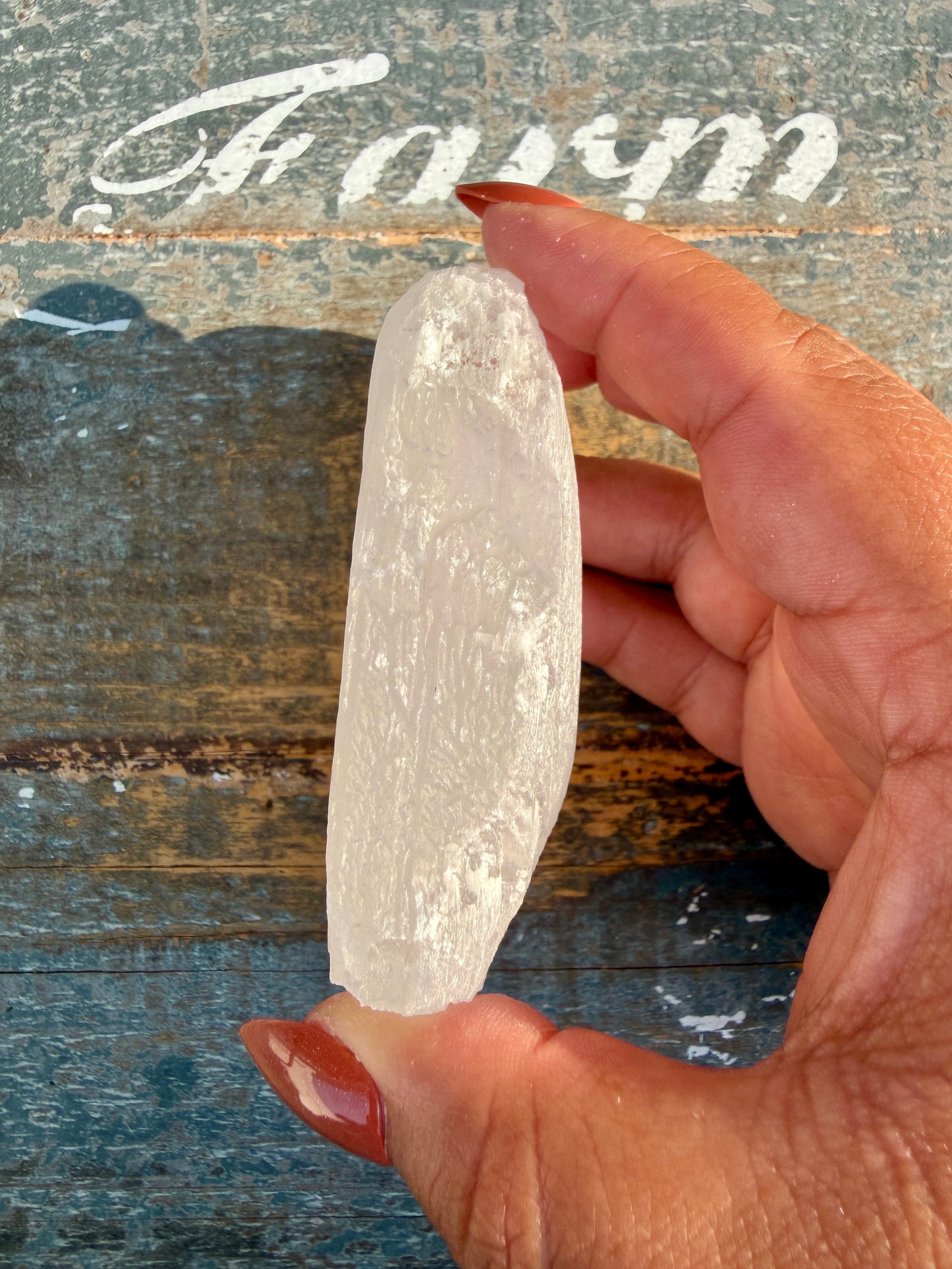 Gorgeous Finger Print Selenite | Opt O
