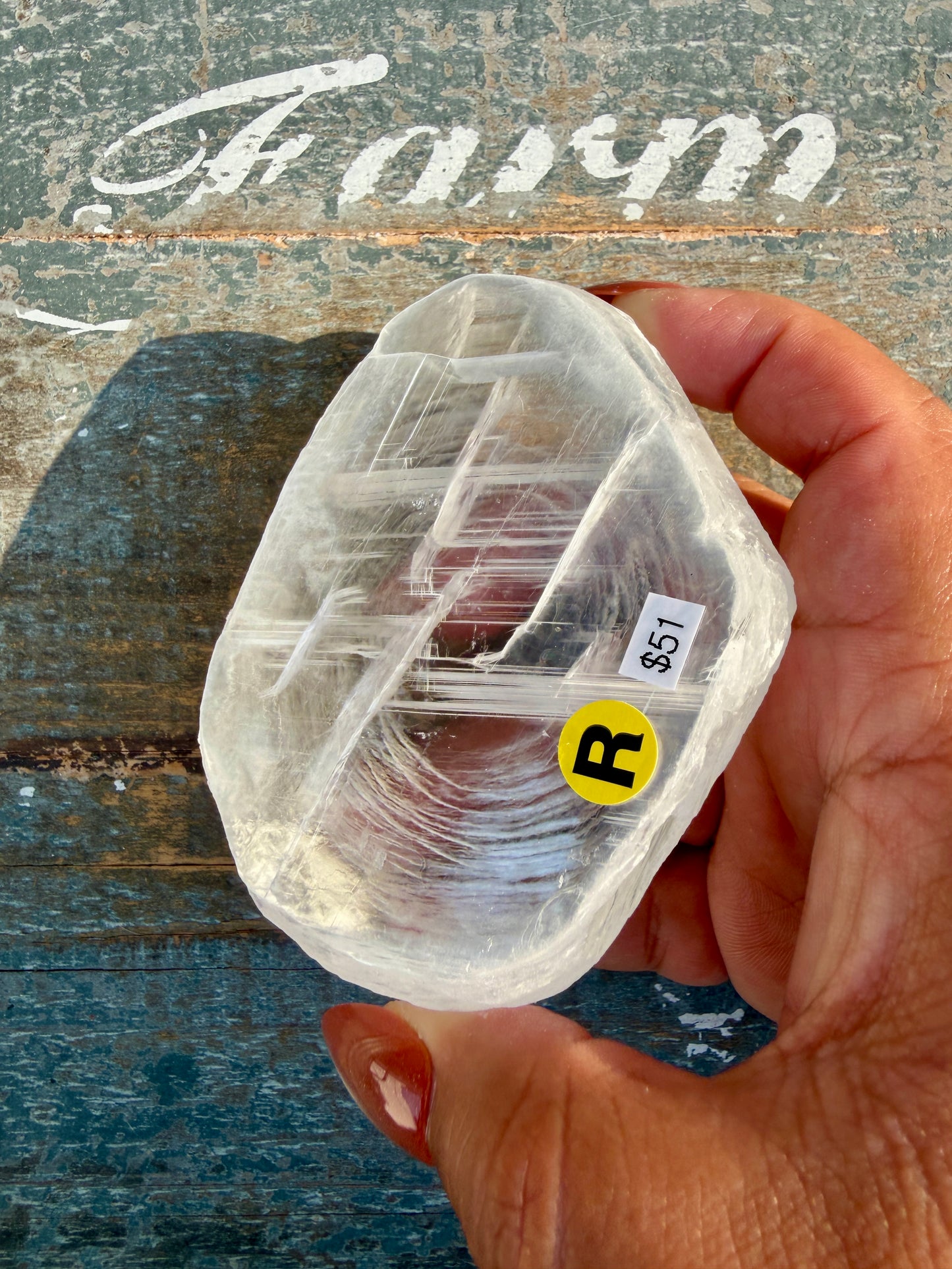 Gorgeous Finger Print Selenite | Opt R