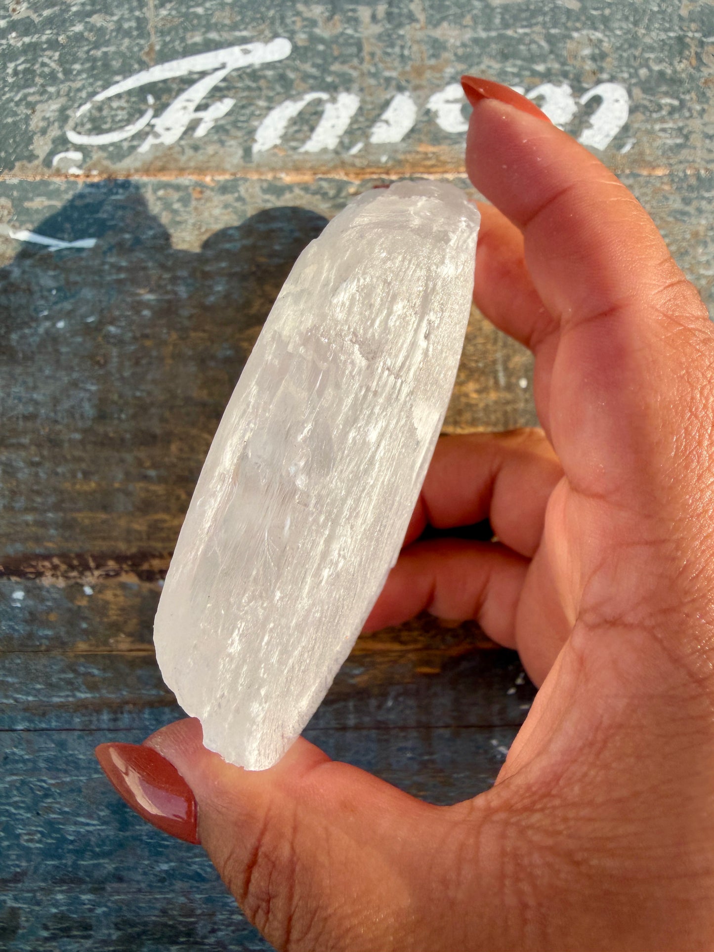 Gorgeous Finger Print Selenite | Opt R