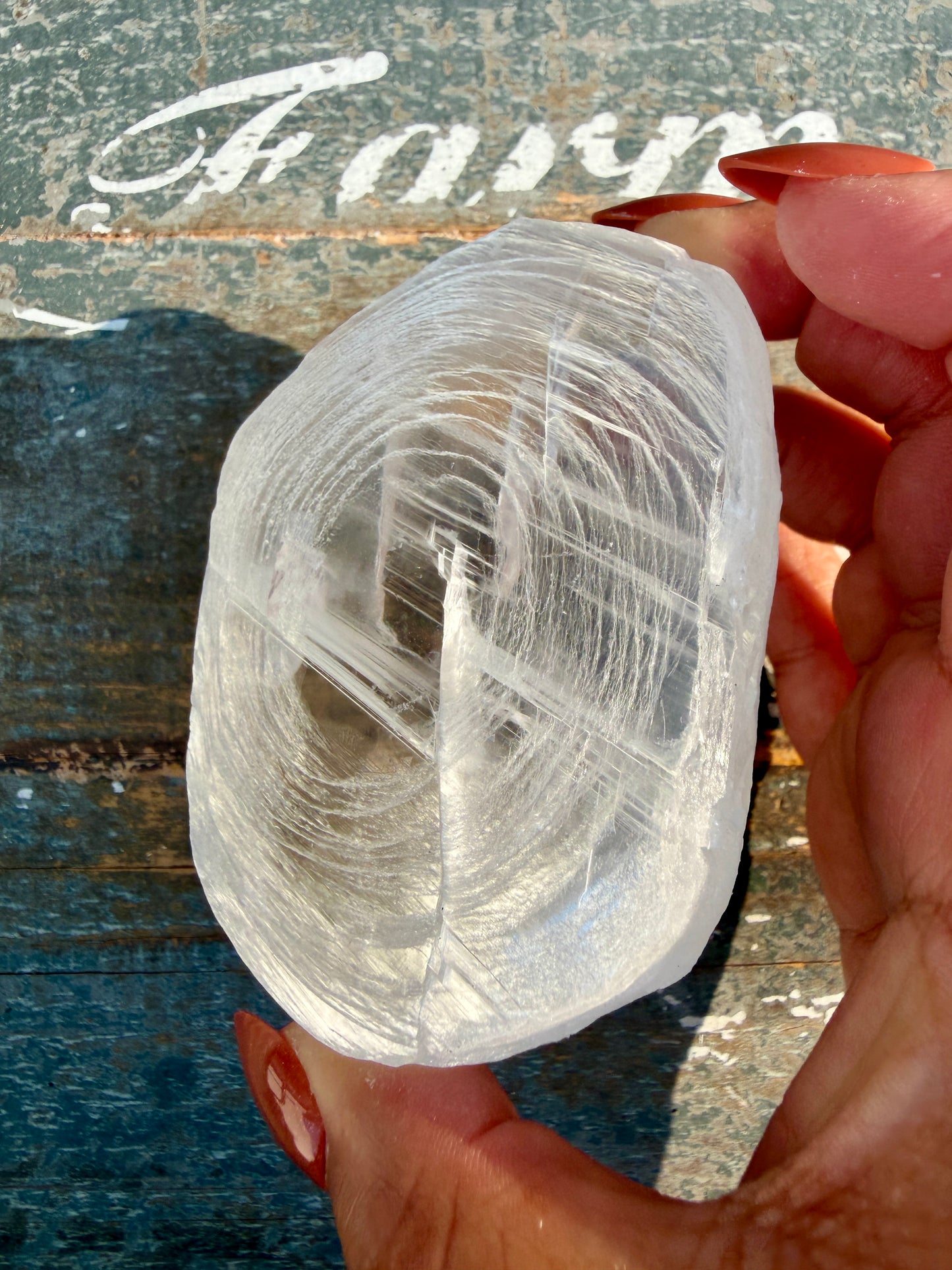 Gorgeous Finger Print Selenite | Opt R