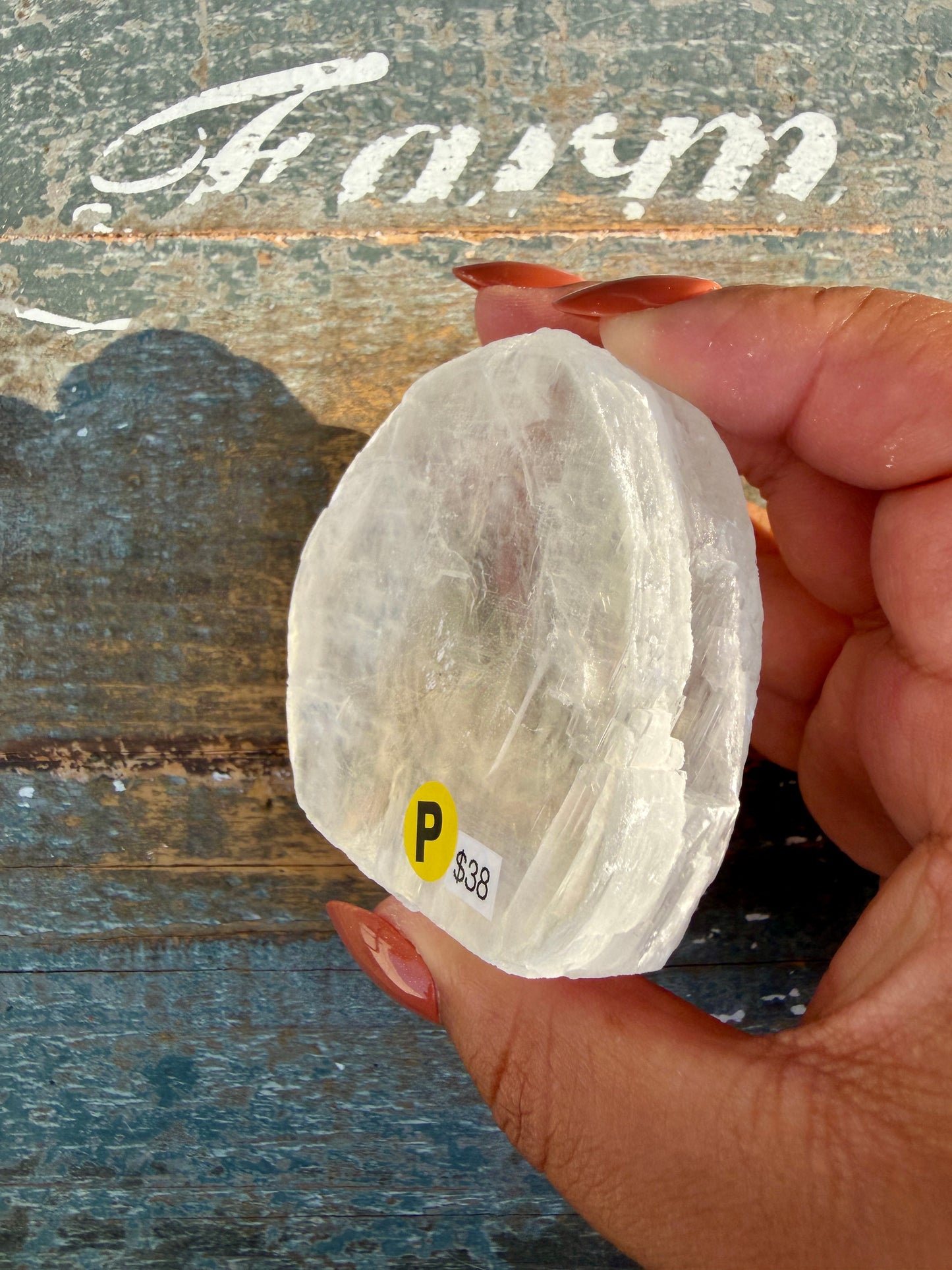 Gorgeous Finger Print Selenite | Opt P