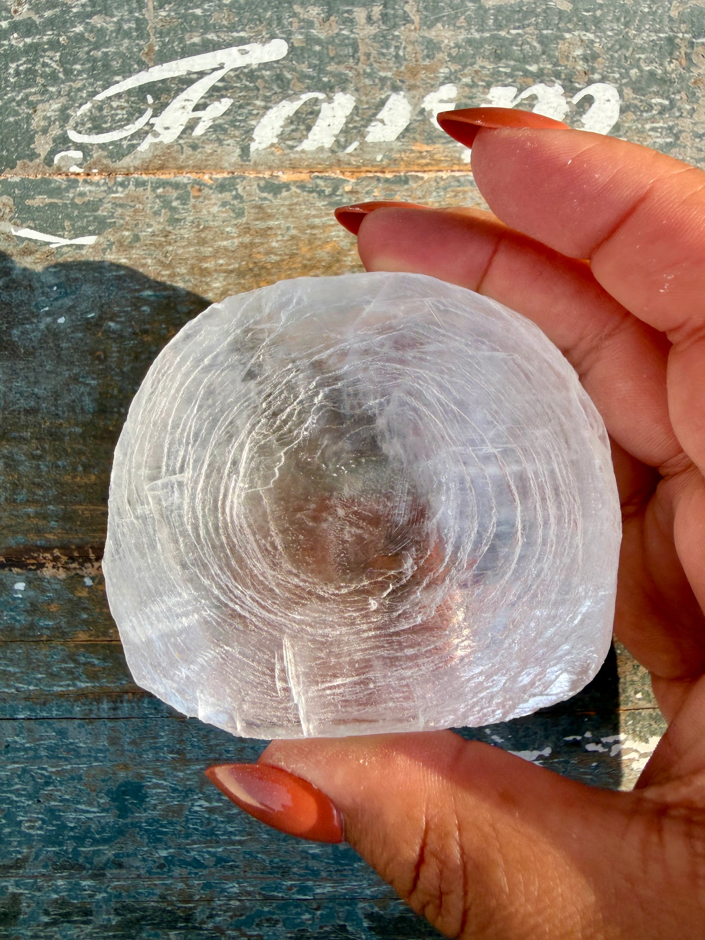 Gorgeous Finger Print Selenite | Opt P