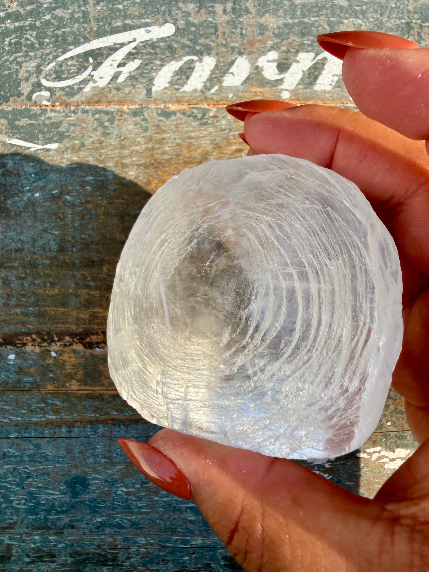 Gorgeous Finger Print Selenite | Opt P