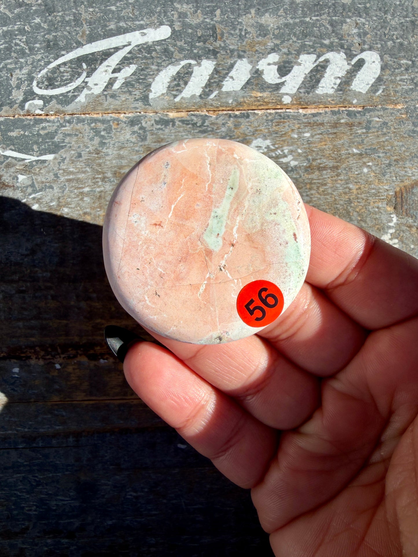 Colorful Unicorn Jasper Medallion | India | Opt 56