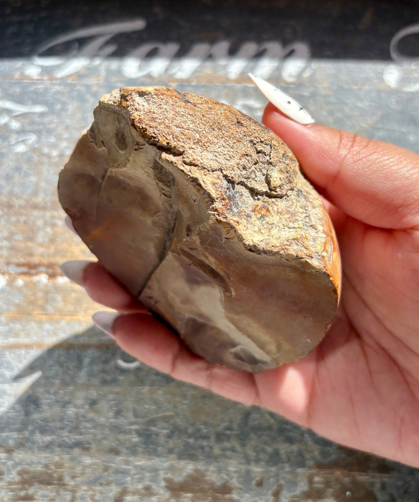 Gorgeous Polychrome Jasper Freeform Half Polished/Half Raw from Madagascar