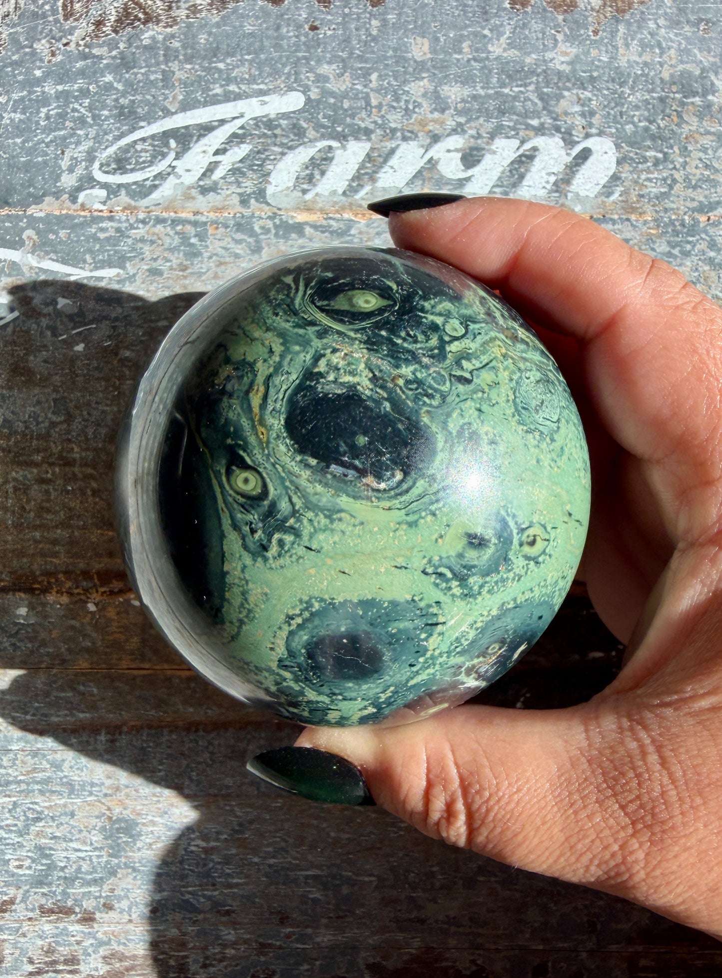 Gorgeous Kambaba Jasper Sphere from Madagascar | Opt G