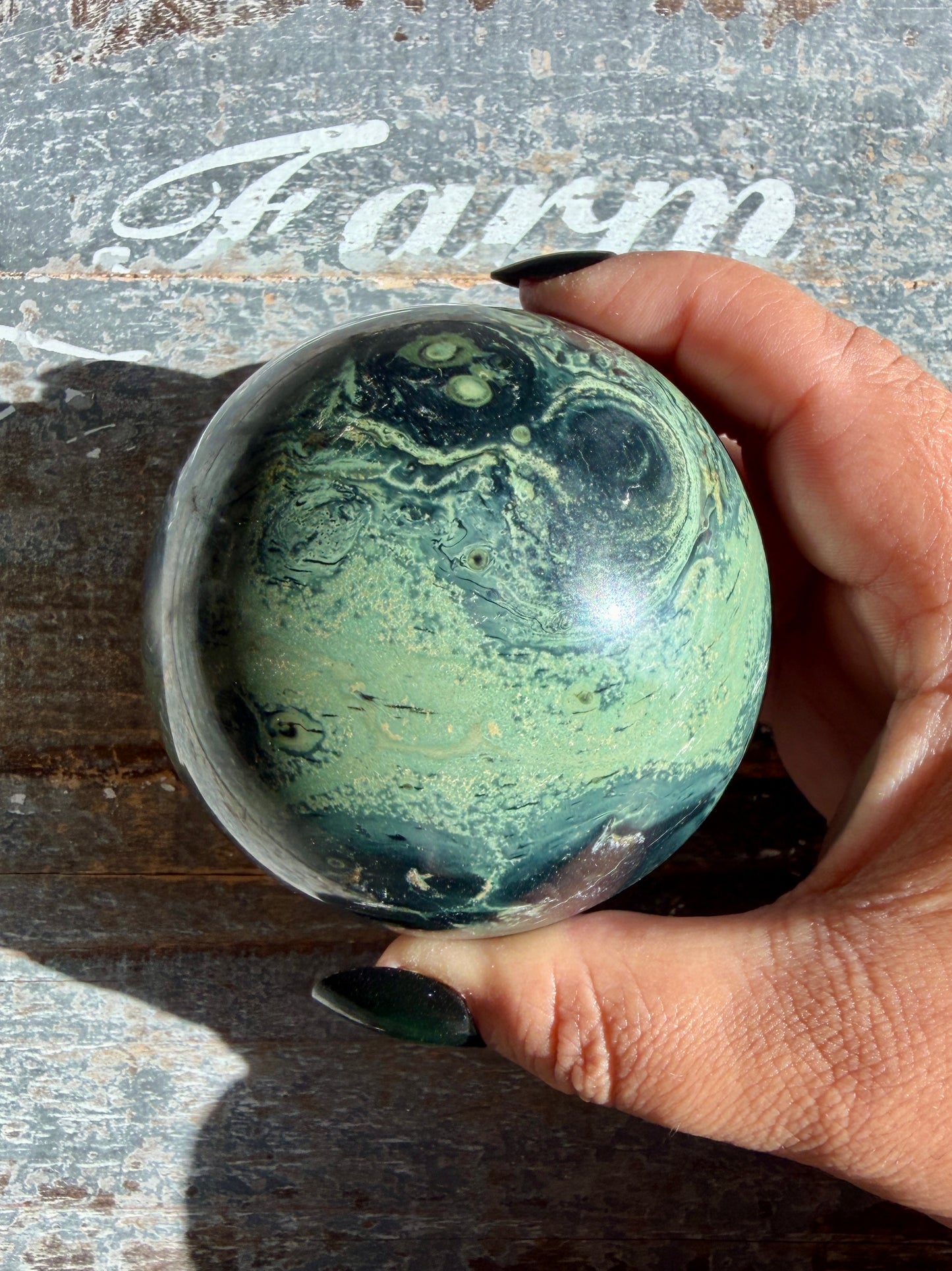 Gorgeous Kambaba Jasper Sphere from Madagascar | Opt G