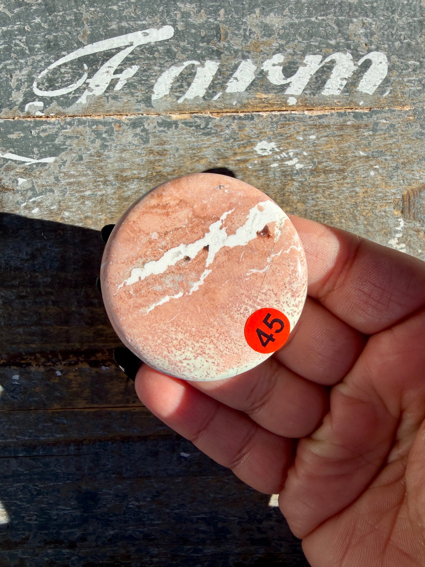 Colorful Unicorn Jasper Medallion | India | Opt 45