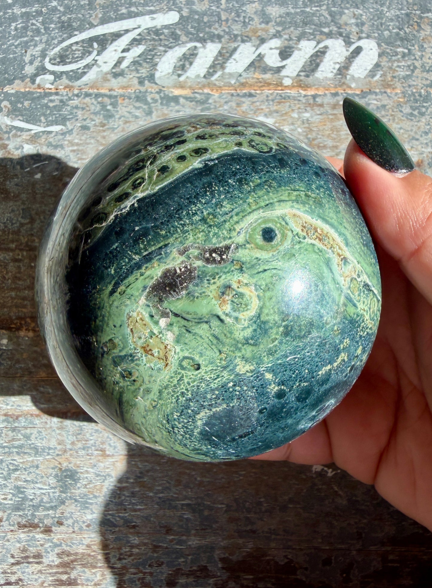 Gorgeous Kambaba Jasper Sphere from Madagascar | Opt D