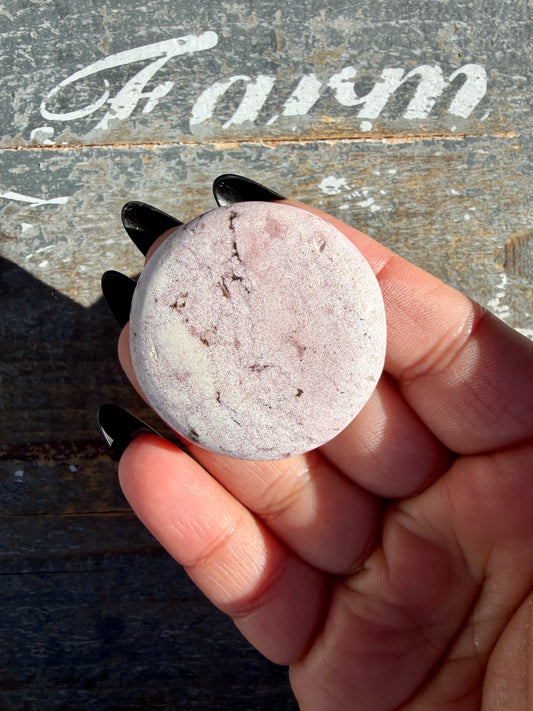 Colorful Unicorn Jasper Medallion | India | Opt 50
