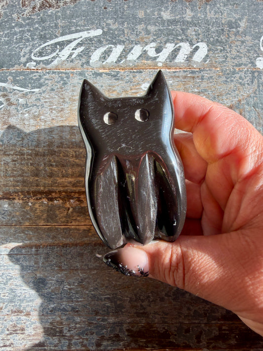 Black Marble Ghost Kitty | Opt B