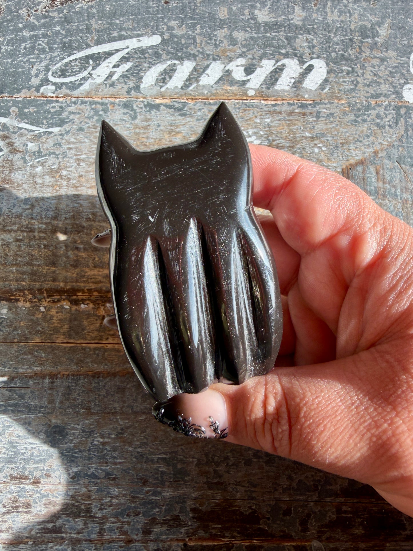 Black Marble Ghost Kitty | Opt B