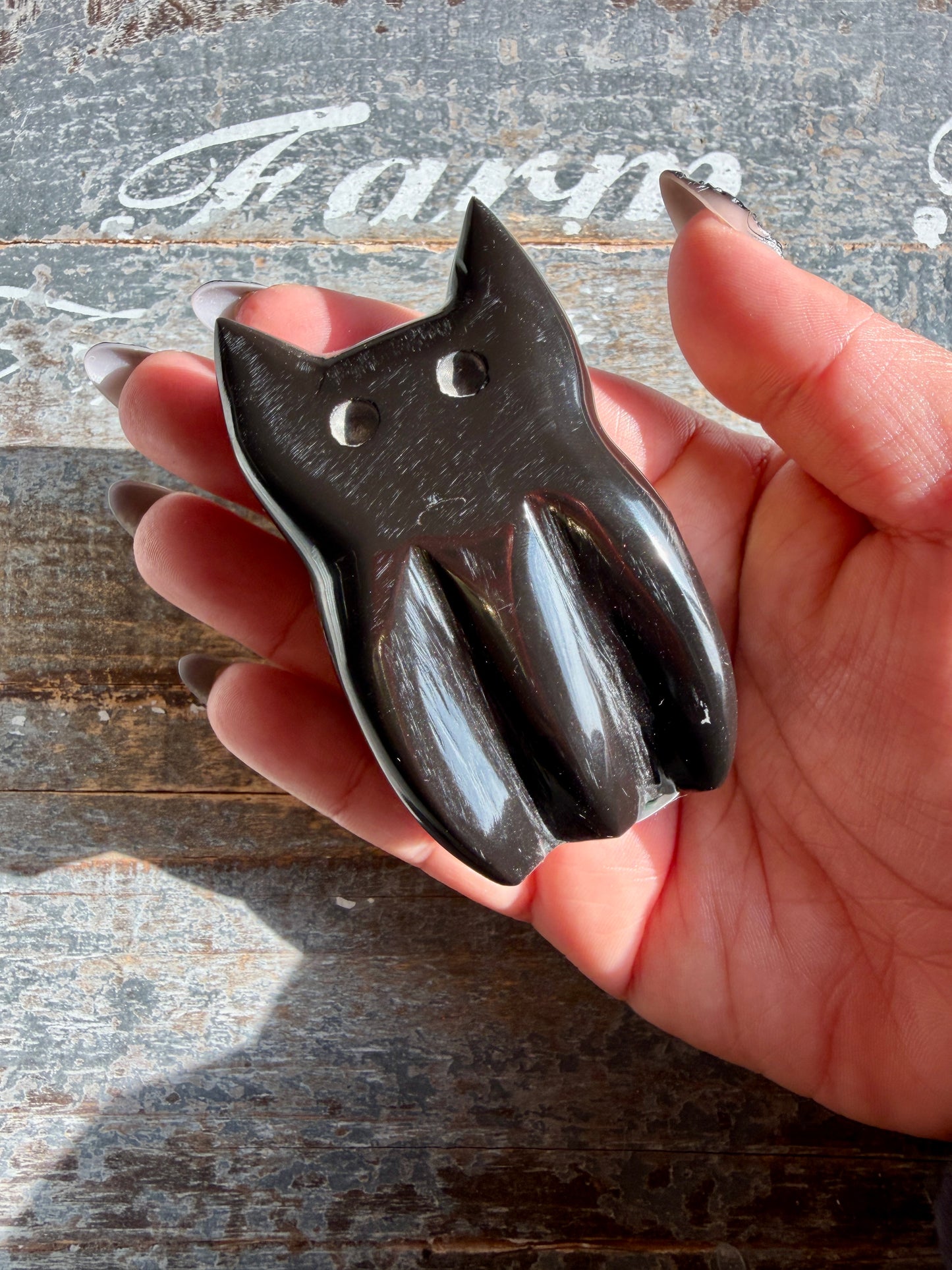 Black Marble Ghost Kitty | Opt B