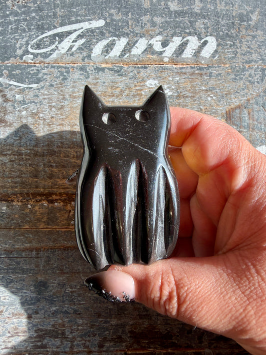 Black Marble Ghost Kitty | Opt A