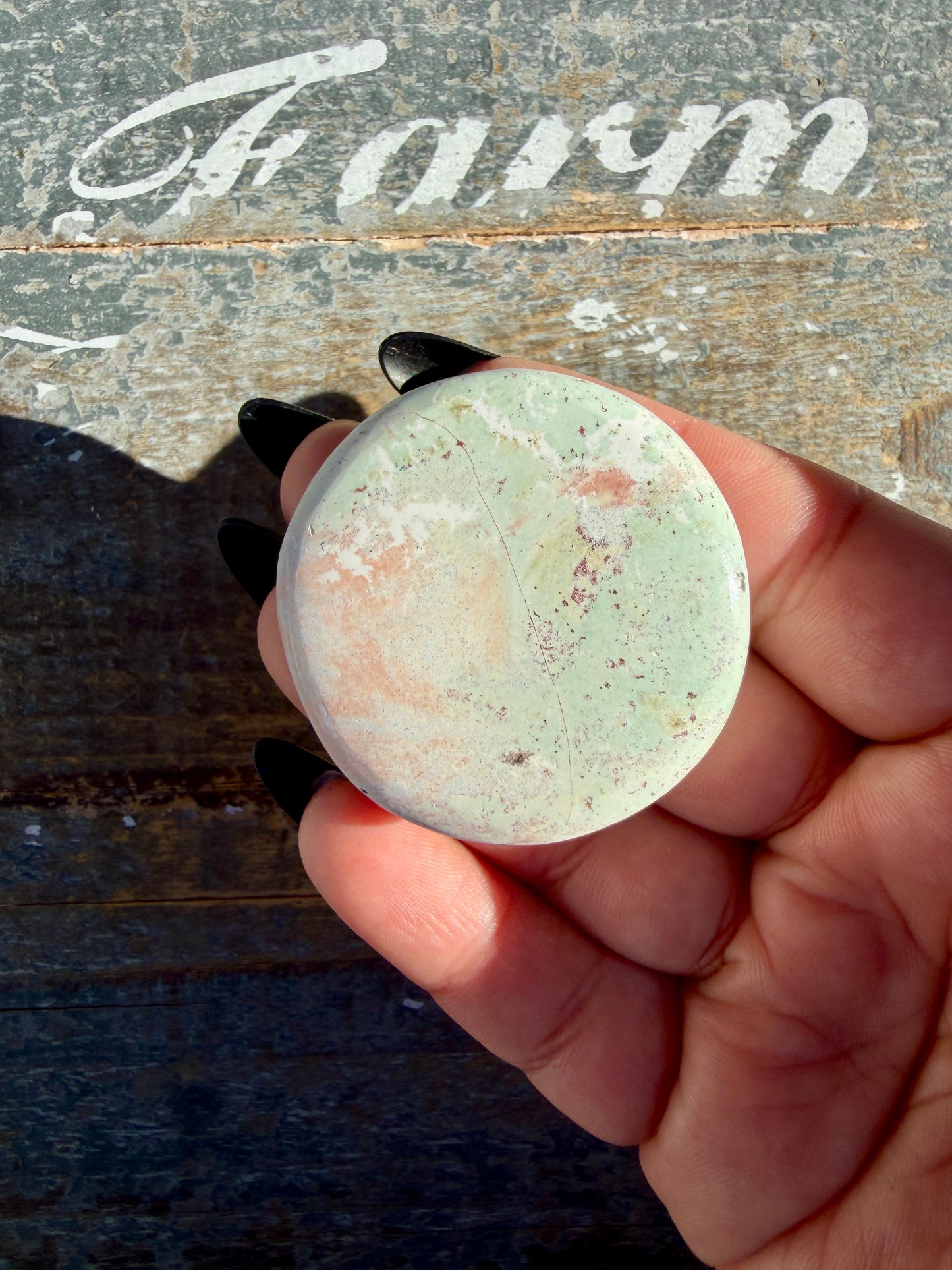 Colorful Unicorn Jasper Medallion | India | Opt 31