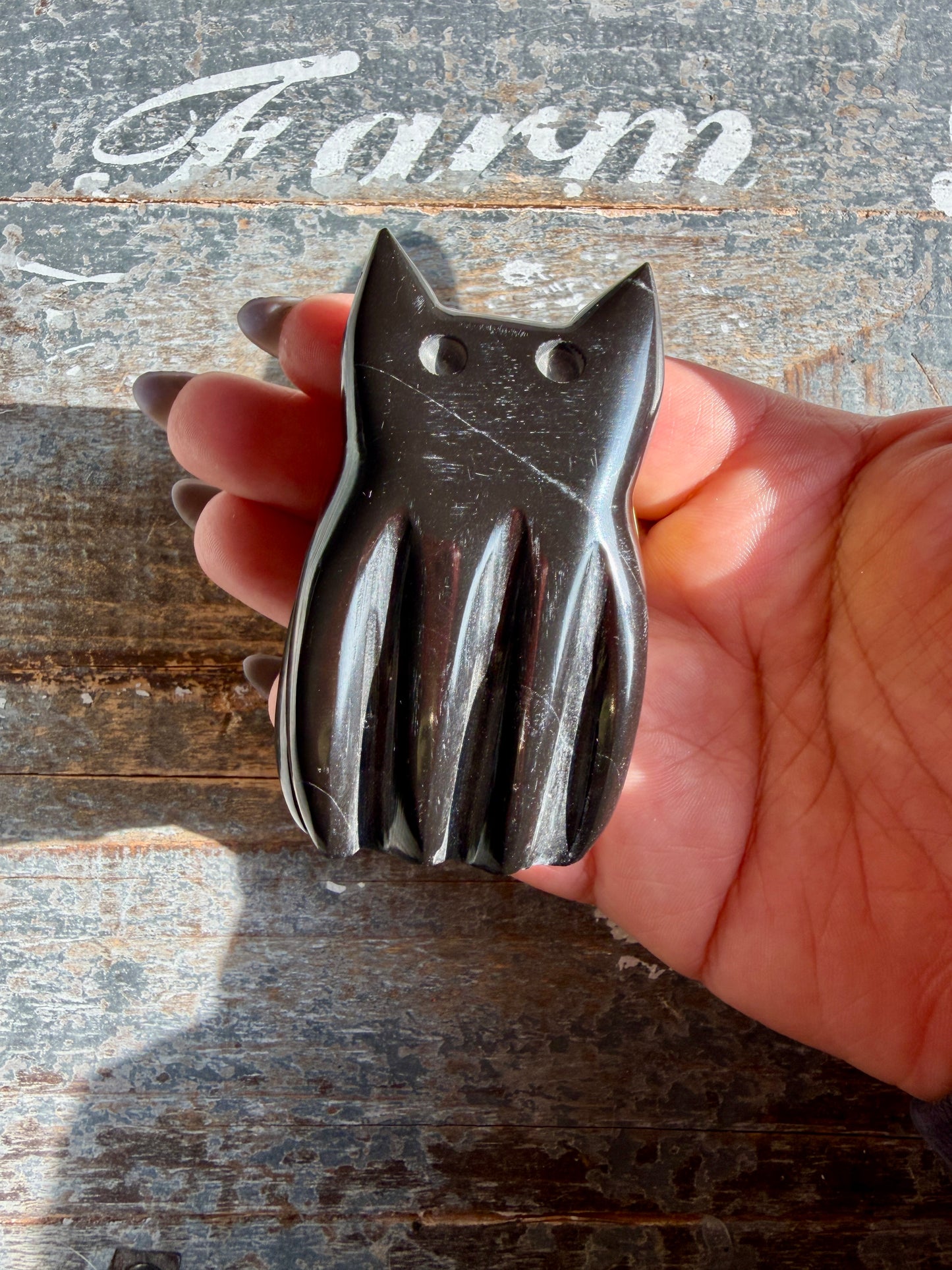 Black Marble Ghost Kitty | Opt A