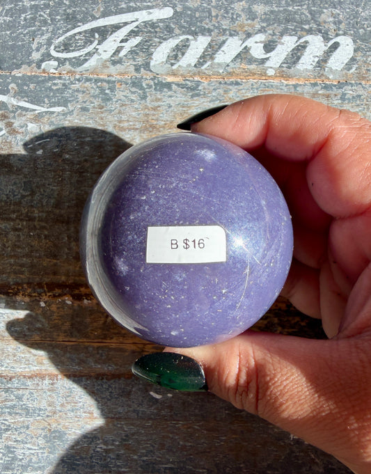 Gorgeous Lepidolite Sphere | Opt B