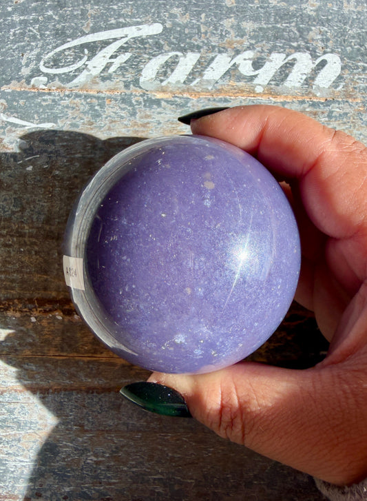 Gorgeous Lepidolite Sphere | Opt A