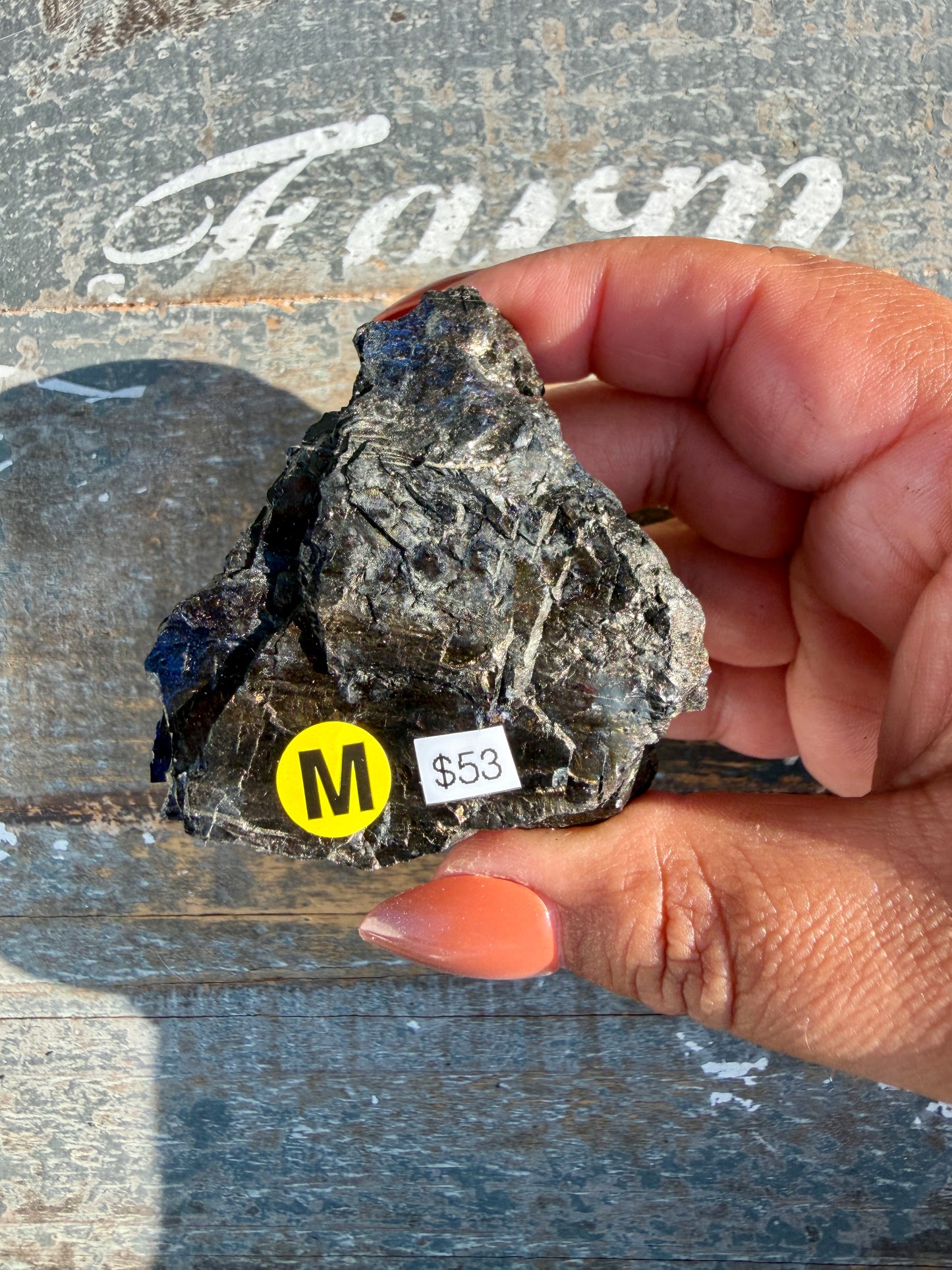 Gorgeous Rainbow Iridescent Carbon Specimen | Opt M