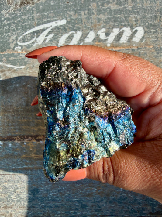 Gorgeous Rainbow Iridescent Carbon Specimen | Opt M