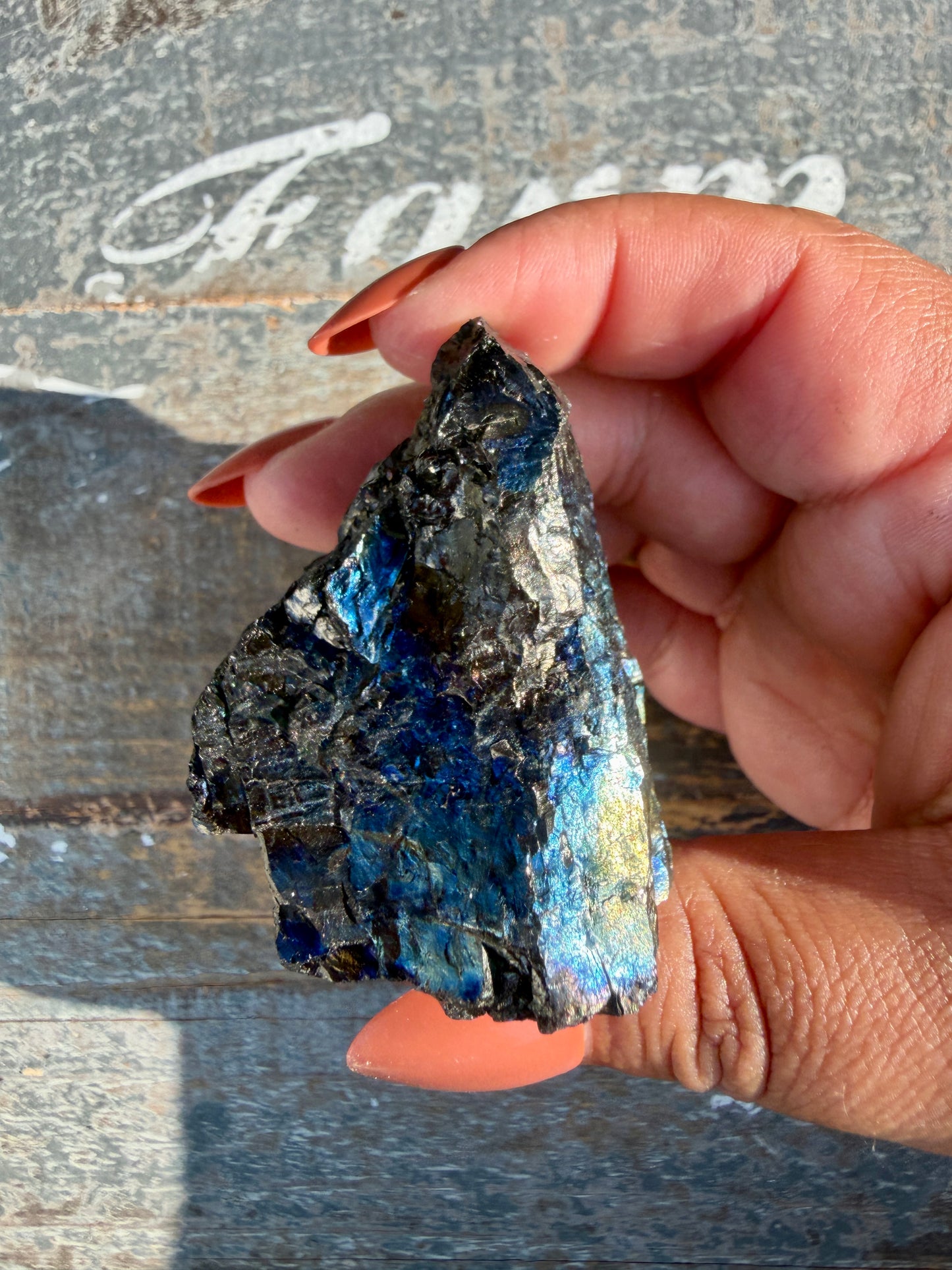 Gorgeous Rainbow Iridescent Carbon Specimen | Opt M