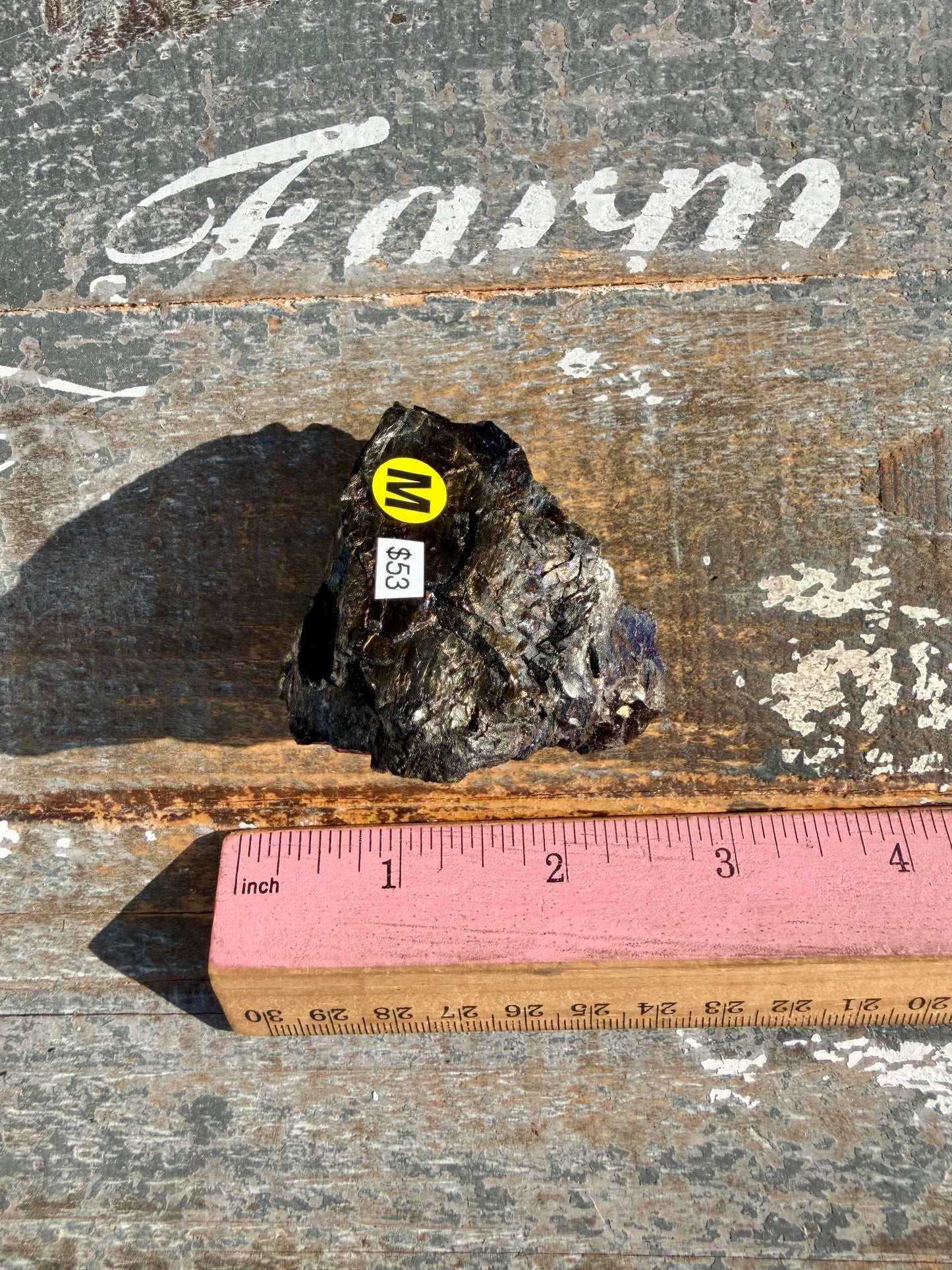 Gorgeous Rainbow Iridescent Carbon Specimen | Opt M