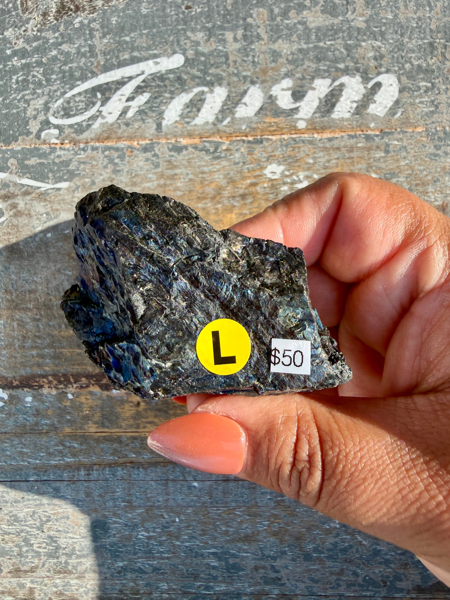 Gorgeous Rainbow Iridescent Carbon Specimen | Opt L